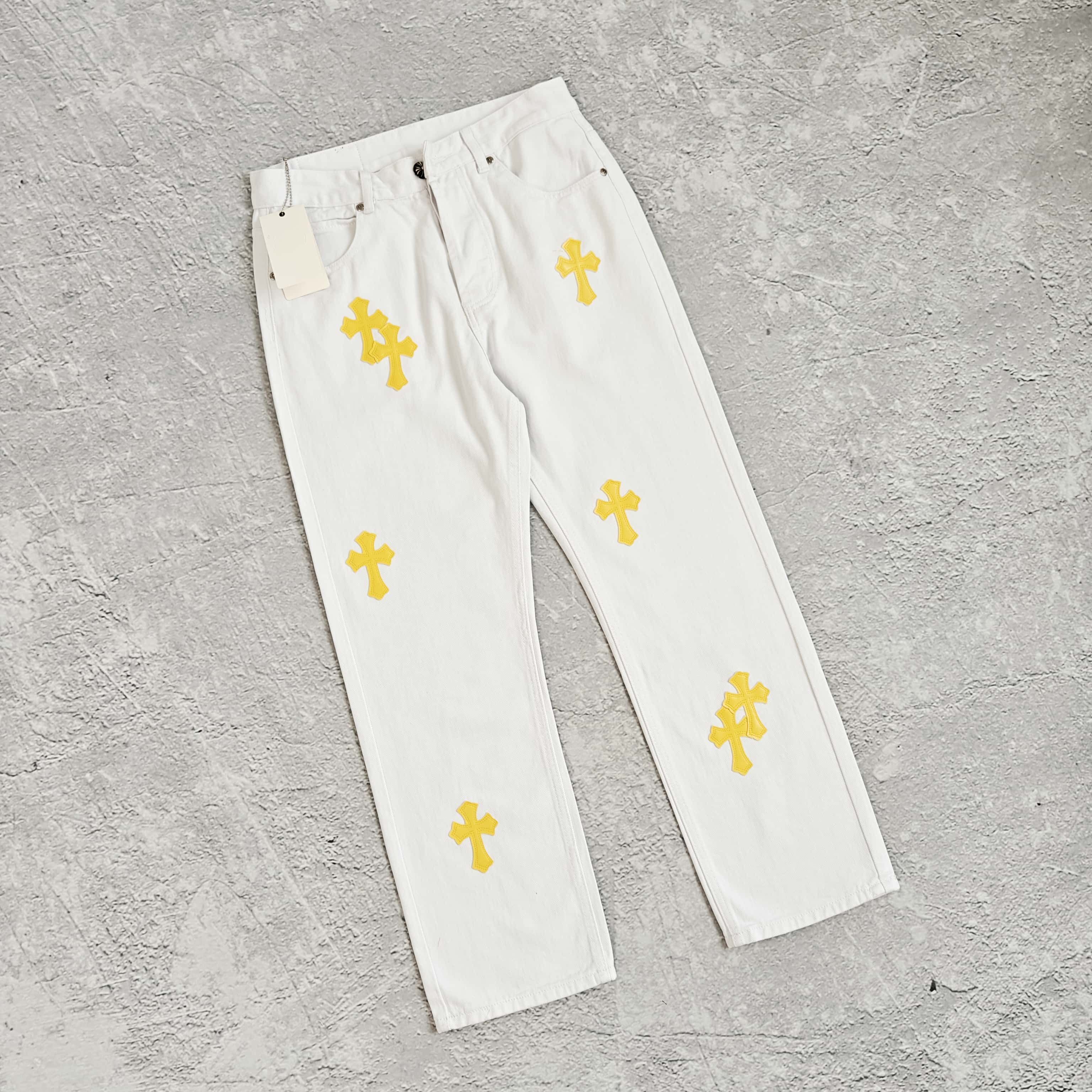 1to1reps Pants/Shorts fashion reps product 白色黄标牛仔裤 - 可 528403（Y