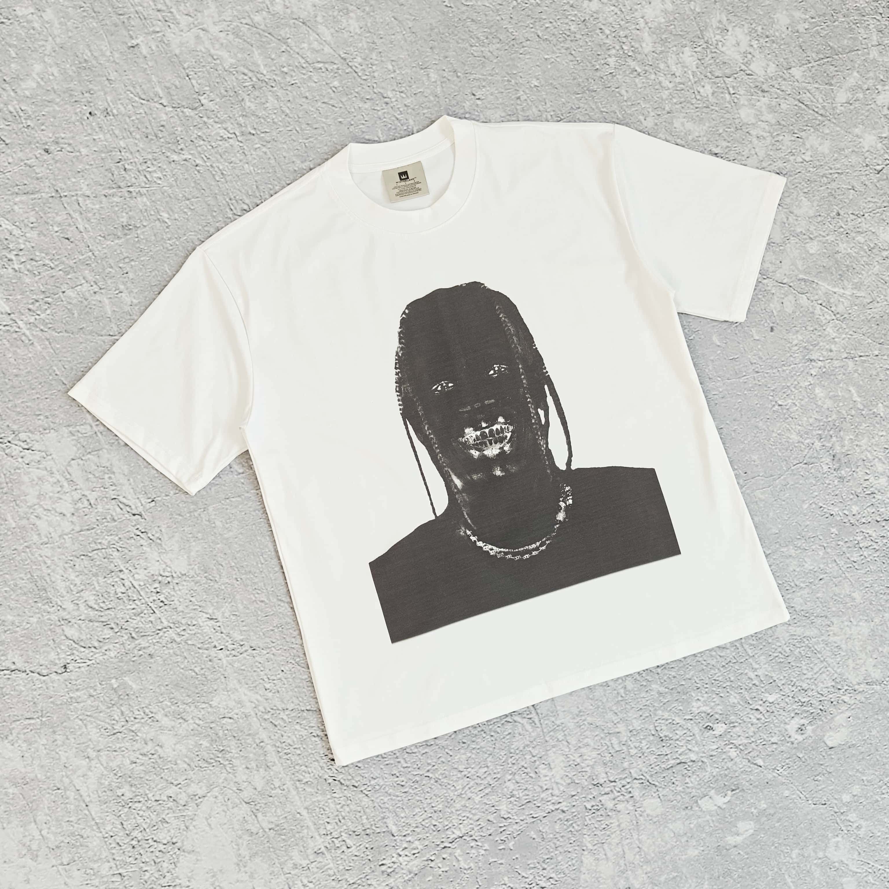 1to1reps T-Shirts fashion reps product 白色人像印花短袖T恤 - 踹 52833