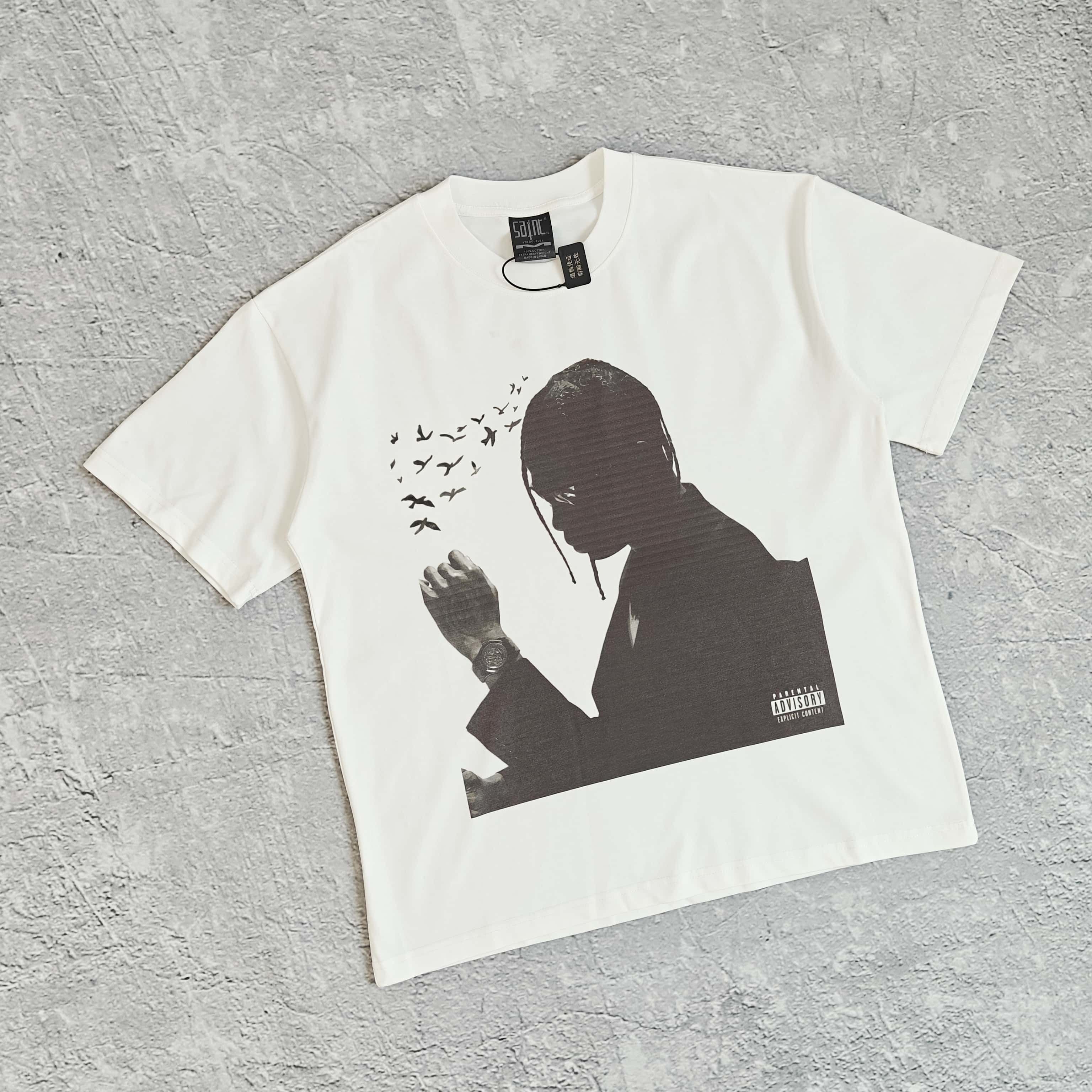 1to1reps T-Shirts fashion reps product 白色人像印花短袖 - 踹 528337 