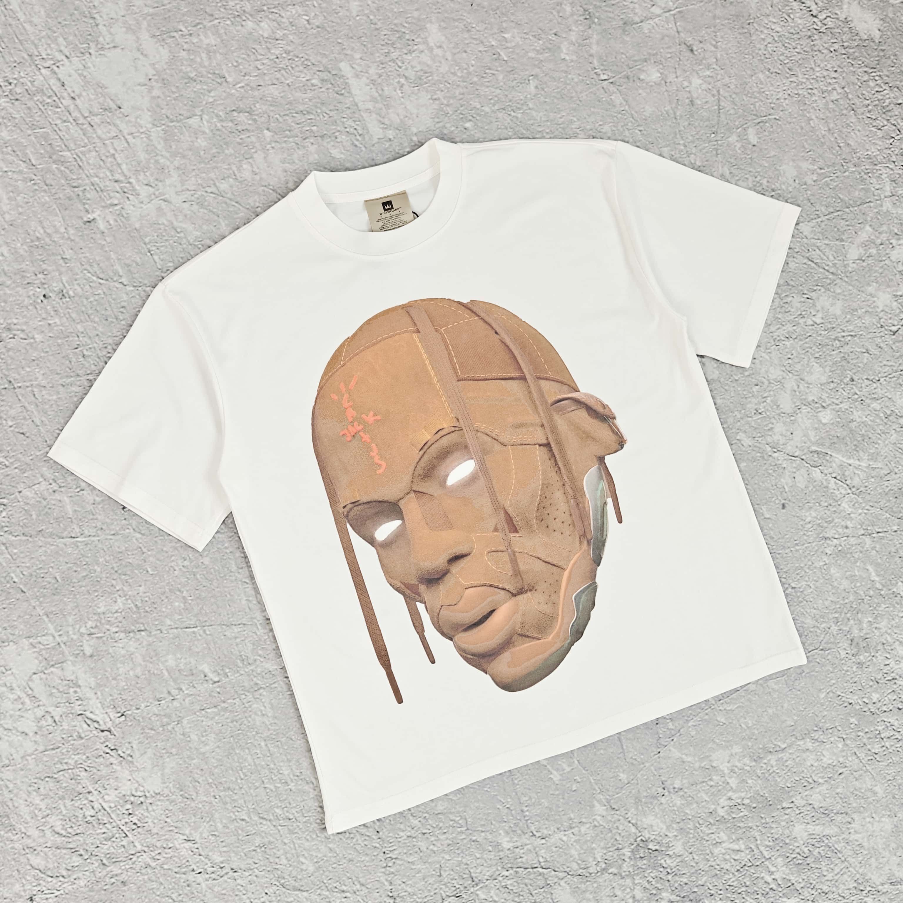 1to1reps T-Shirts fashion reps product 白色咖色印花短袖T恤 - 踹 52833