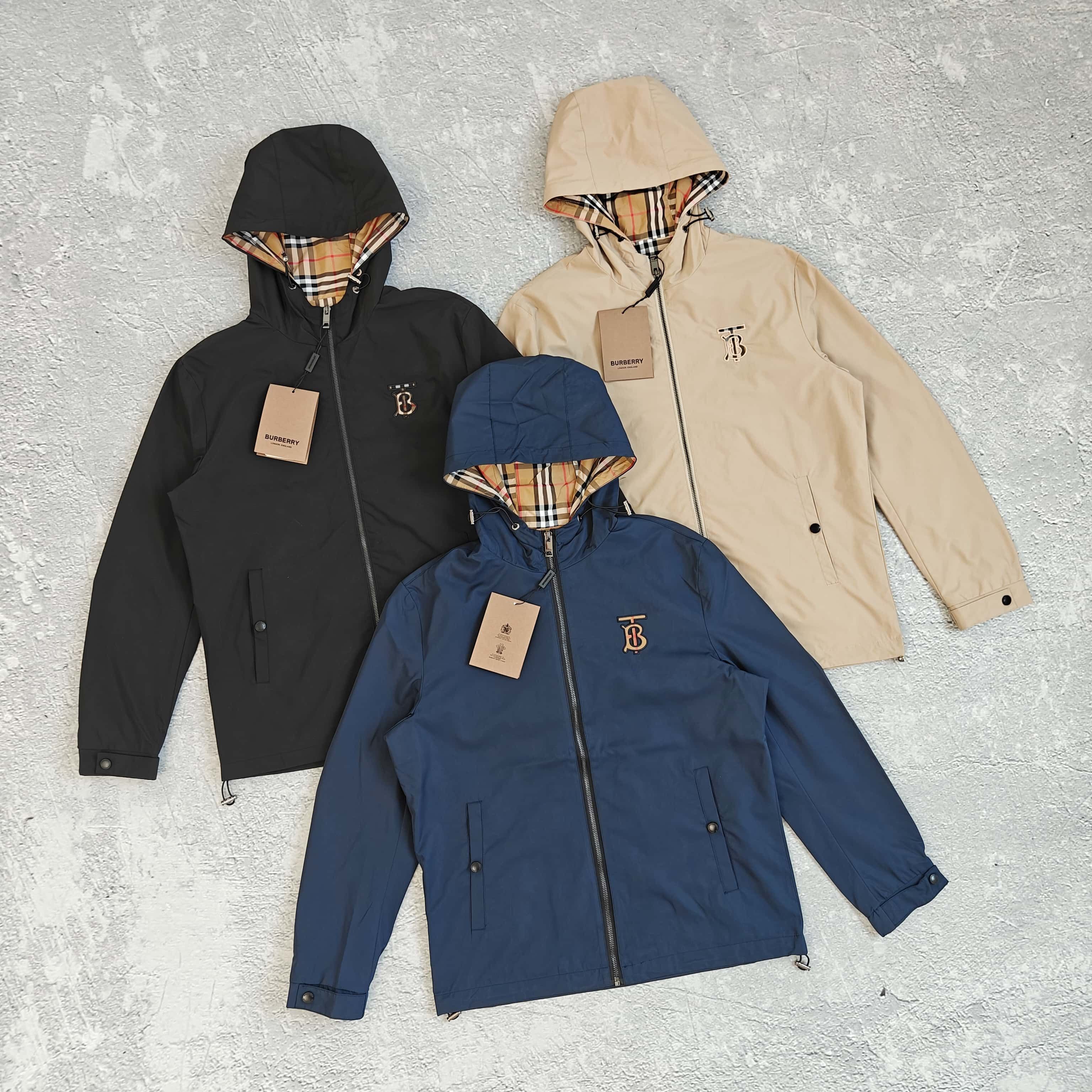 1to1reps Jackets fashion reps product 三色内里格子连帽夹克外套 -  巴 52