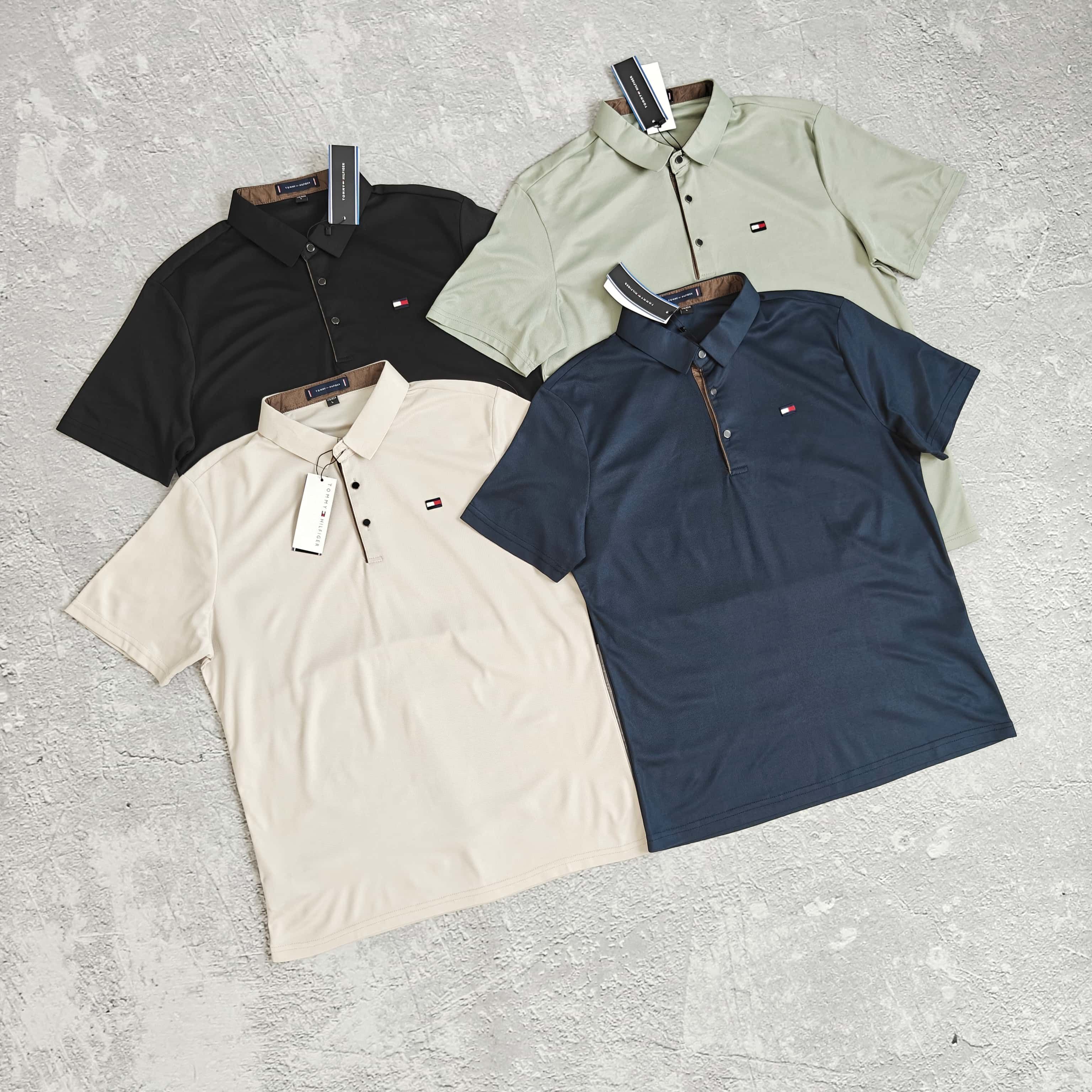 1to1reps T-Shirts fashion reps product 四色扣子PLO短袖T恤 - 米52862