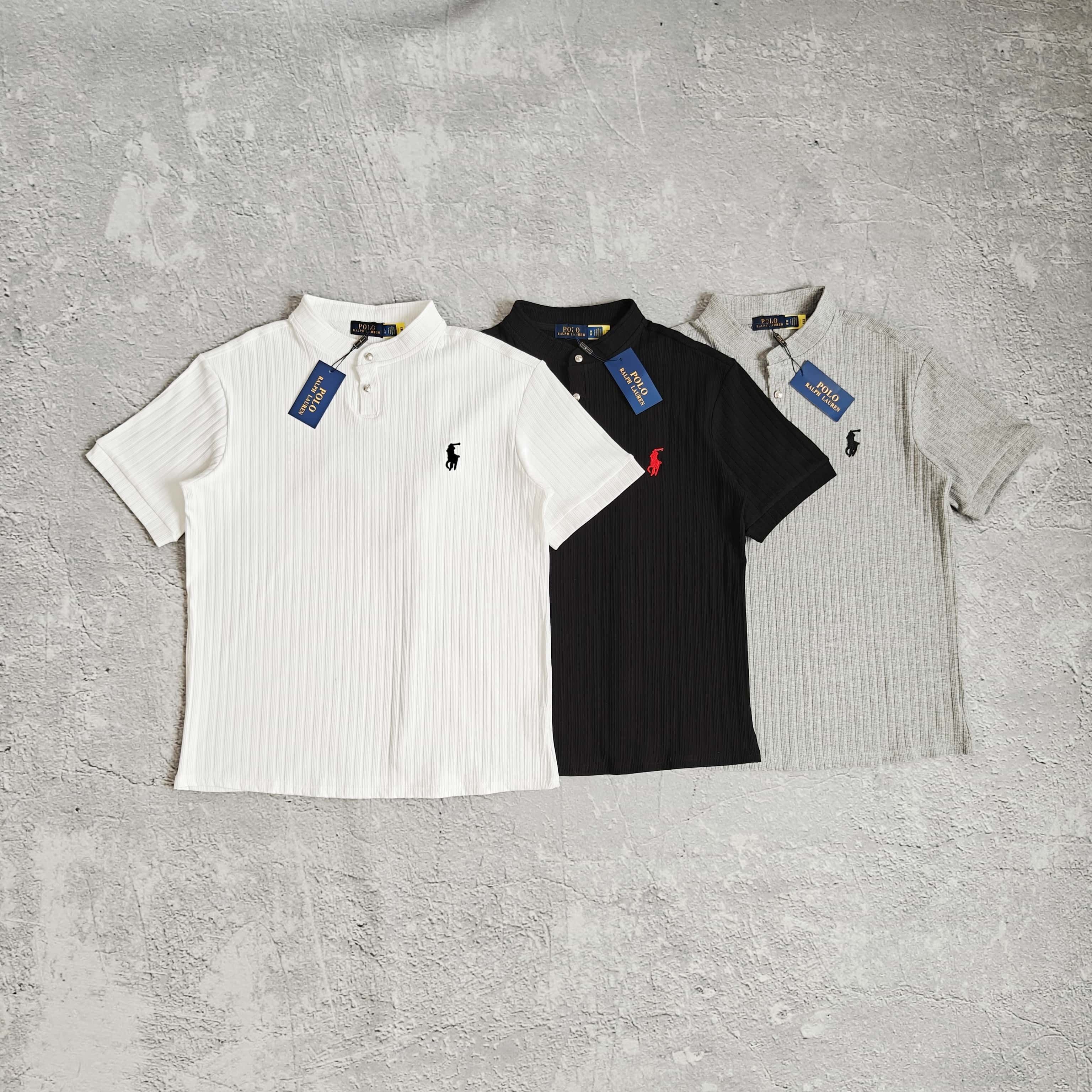 1to1reps T-Shirts fashion reps product 三色小领刺绣小标短袖T恤 -  拉 52