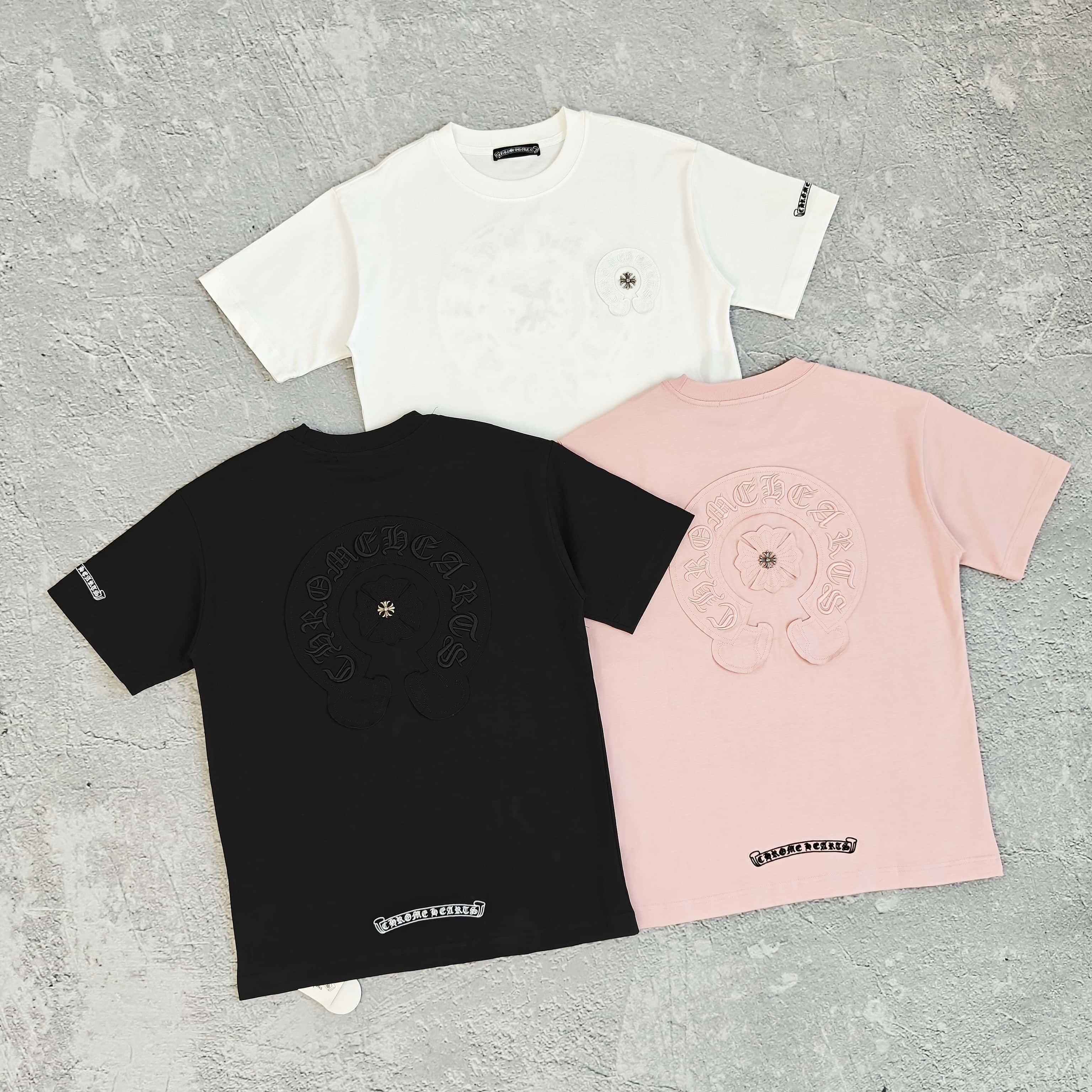 1to1reps T-Shirts fashion reps product 三色贴布绣短袖T恤 - 克 528686
