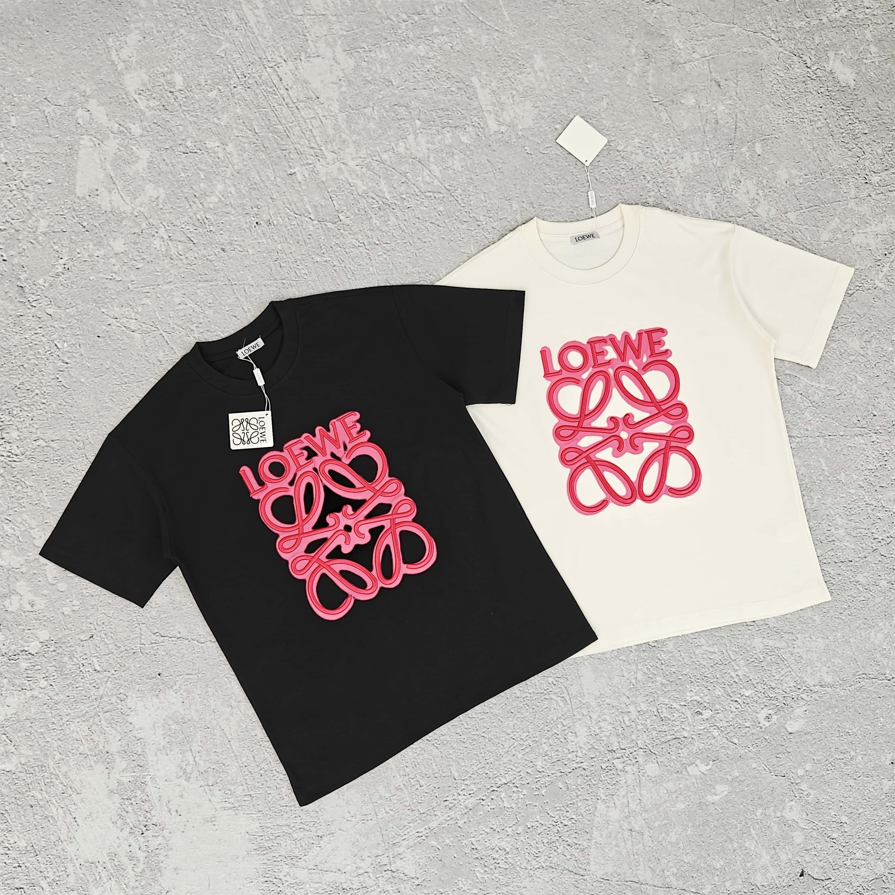 1to1reps T-Shirts fashion reps product 两色胸前刺绣印花短袖T恤 - 落 528