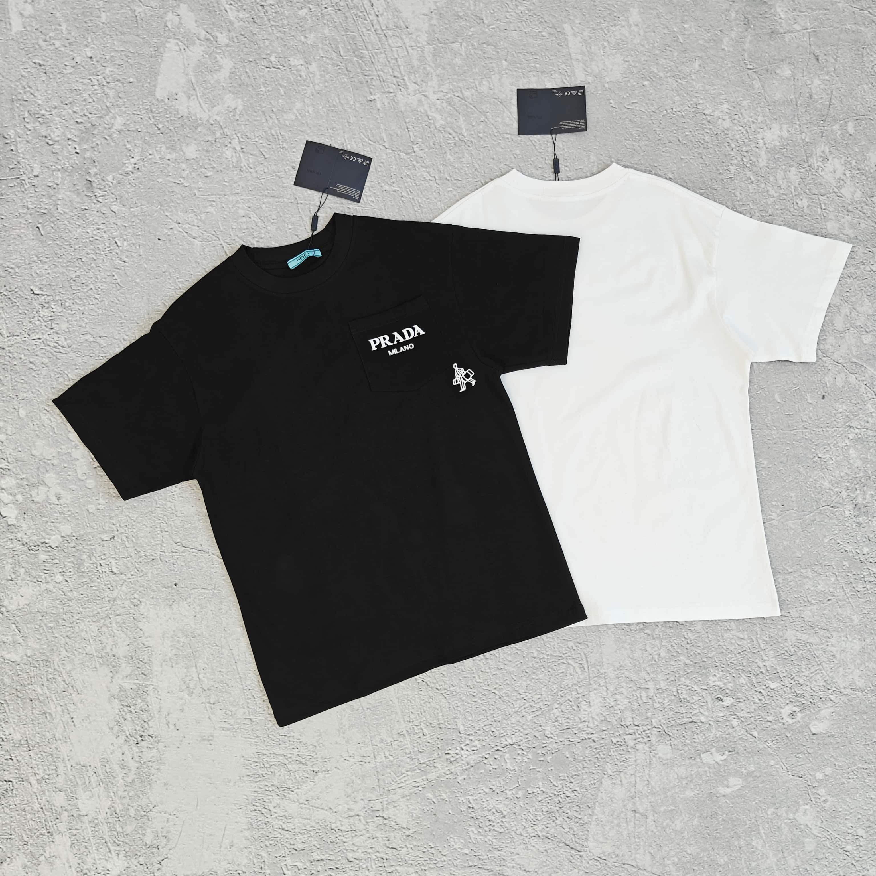 1to1reps T-Shirts fashion reps product 两色胸前刺绣小标短袖T恤 - 普 528