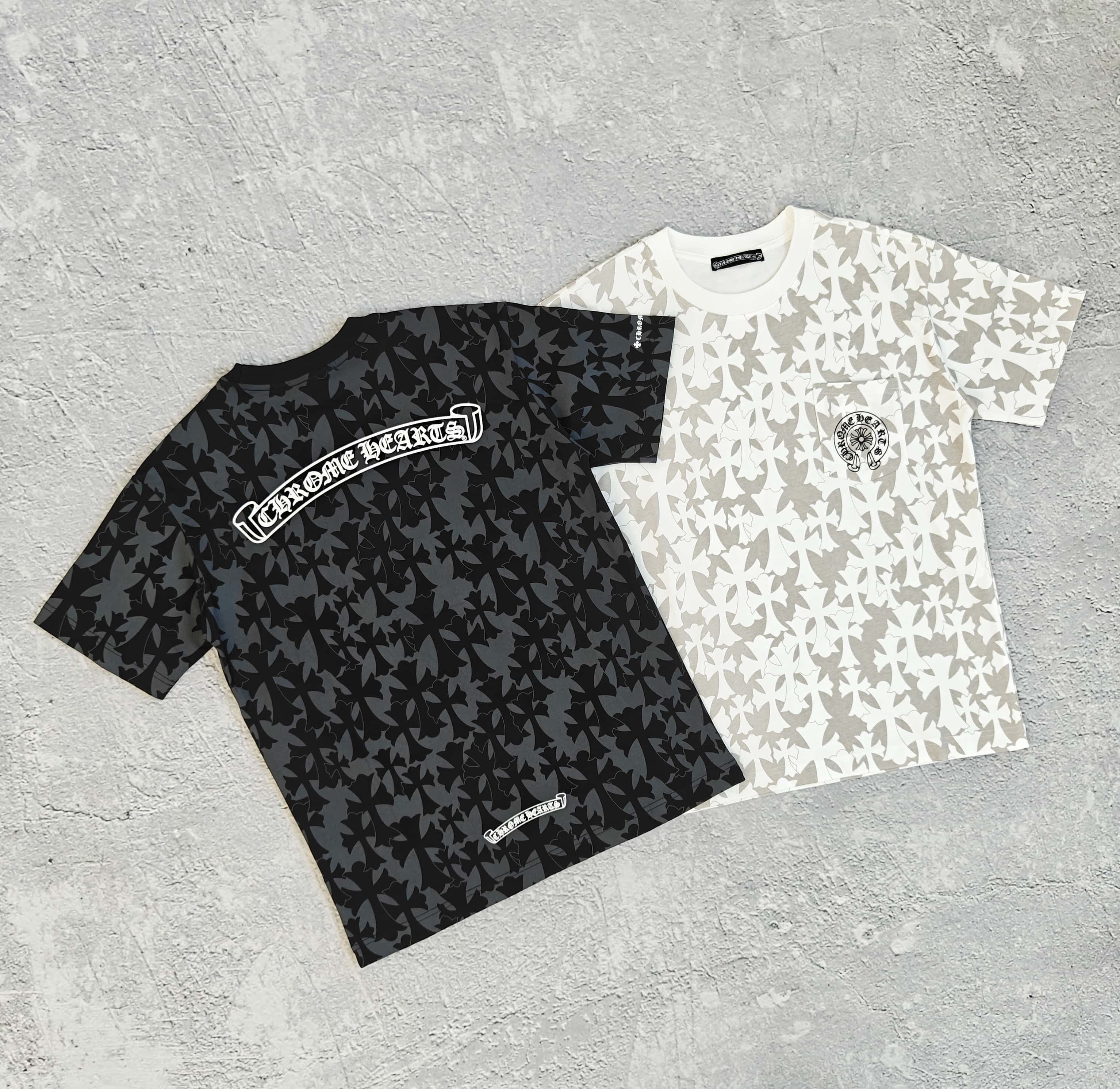 1to1reps T-Shirts fashion reps product 两色满印短袖T恤- 克528663 （S