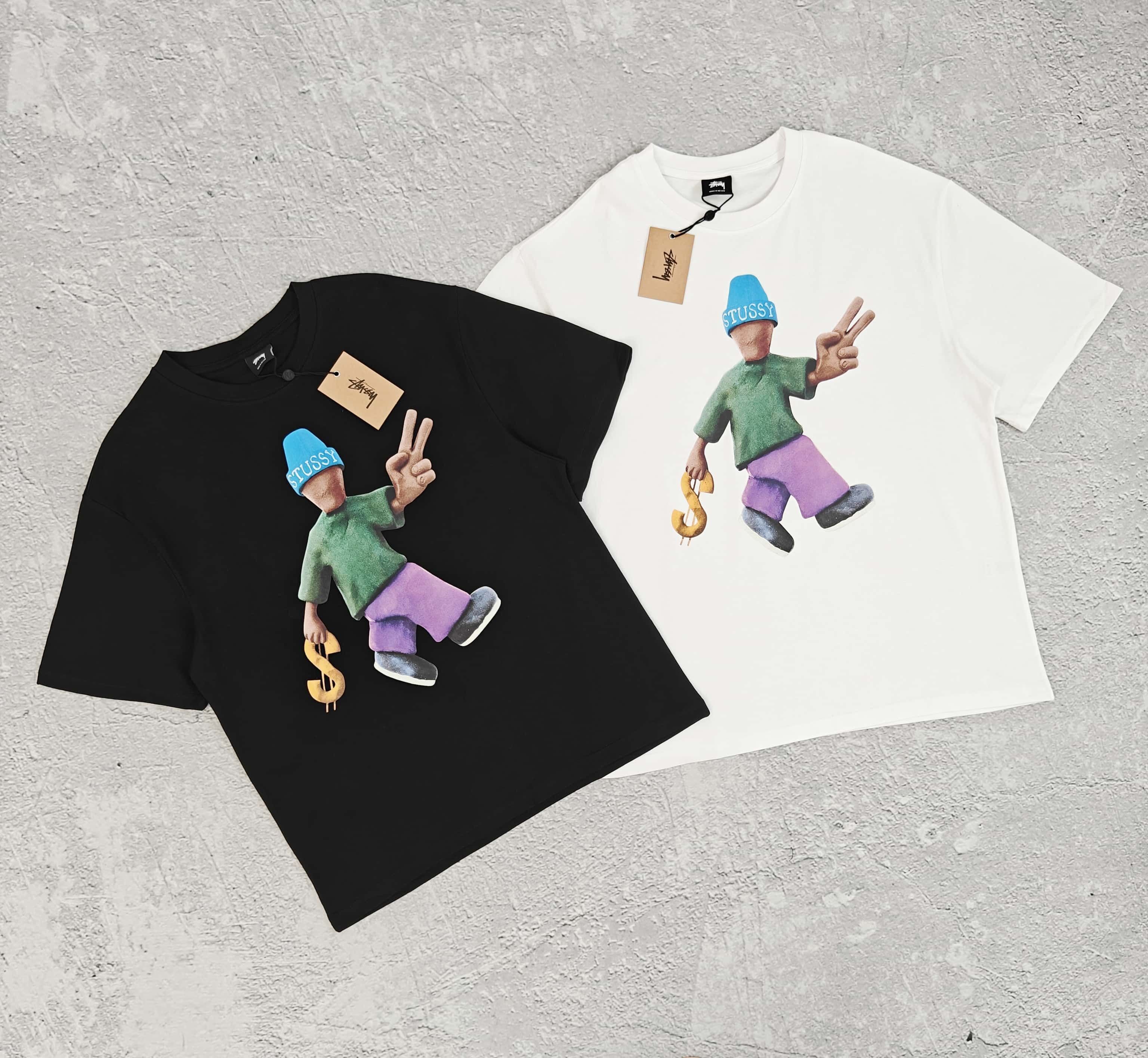 1to1reps T-Shirts fashion reps product 两色毛线帽男孩印花短袖T恤 - 西 52