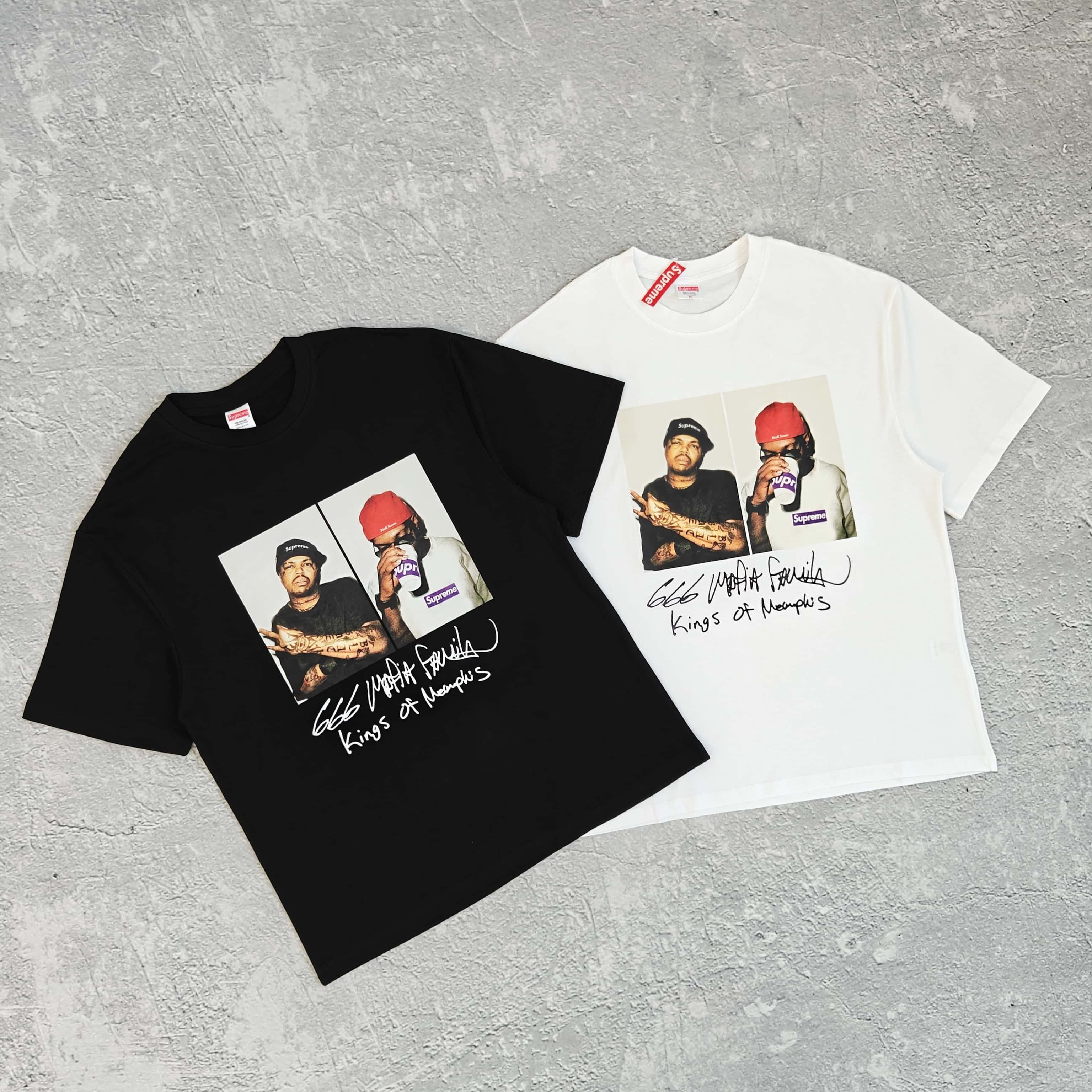 1to1reps T-Shirts fashion reps product 两色小人字母印花短袖T恤 - 瑞 528