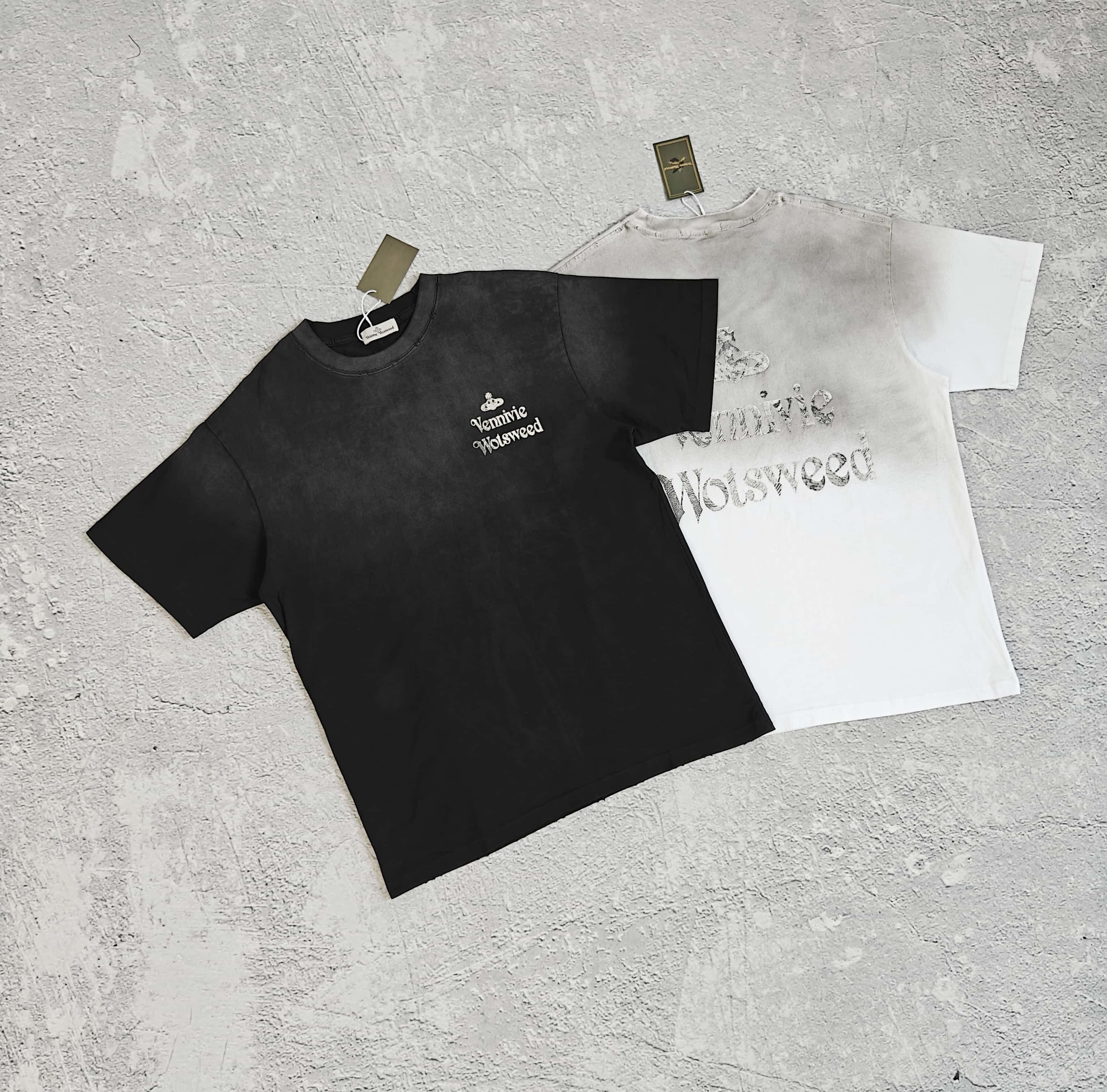 1to1reps T-Shirts fashion reps product 两色渐变印花短袖T恤 - 后 52869