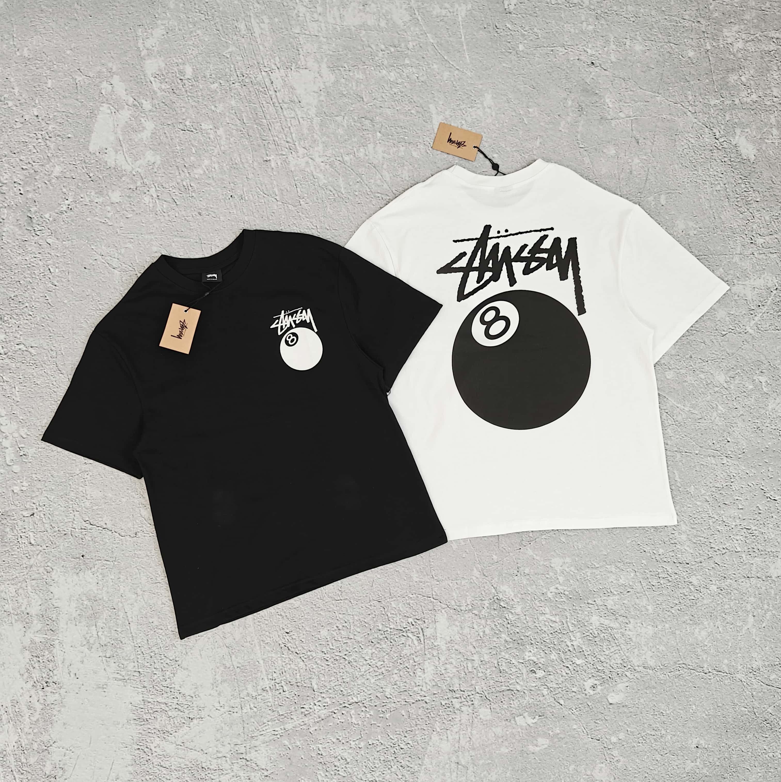 1to1reps T-Shirts fashion reps product 两色黑球印花短袖T恤 - 西 52849