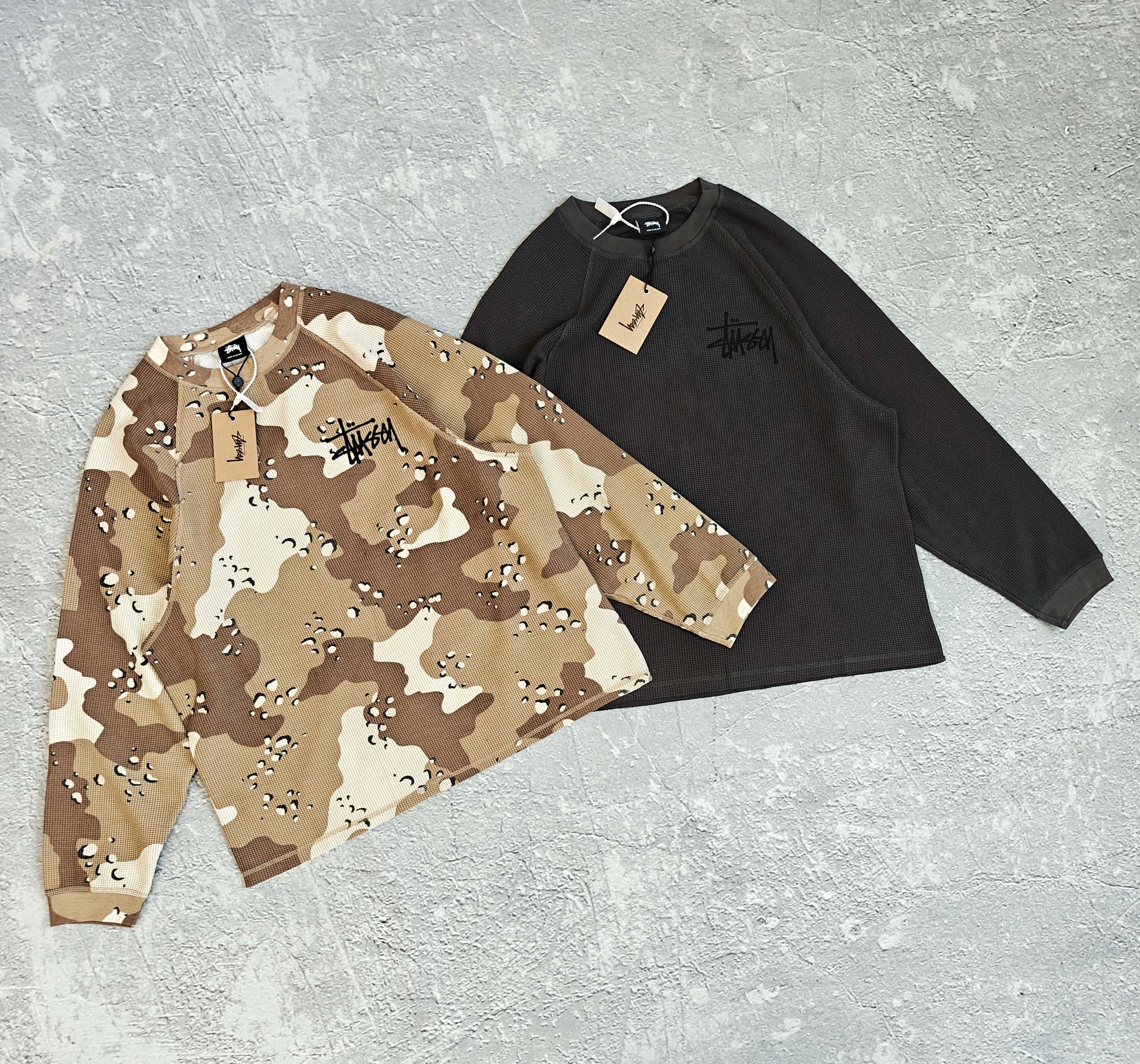 1to1reps T-Shirts fashion reps product 两色华夫格长袖T恤 - 西 528438