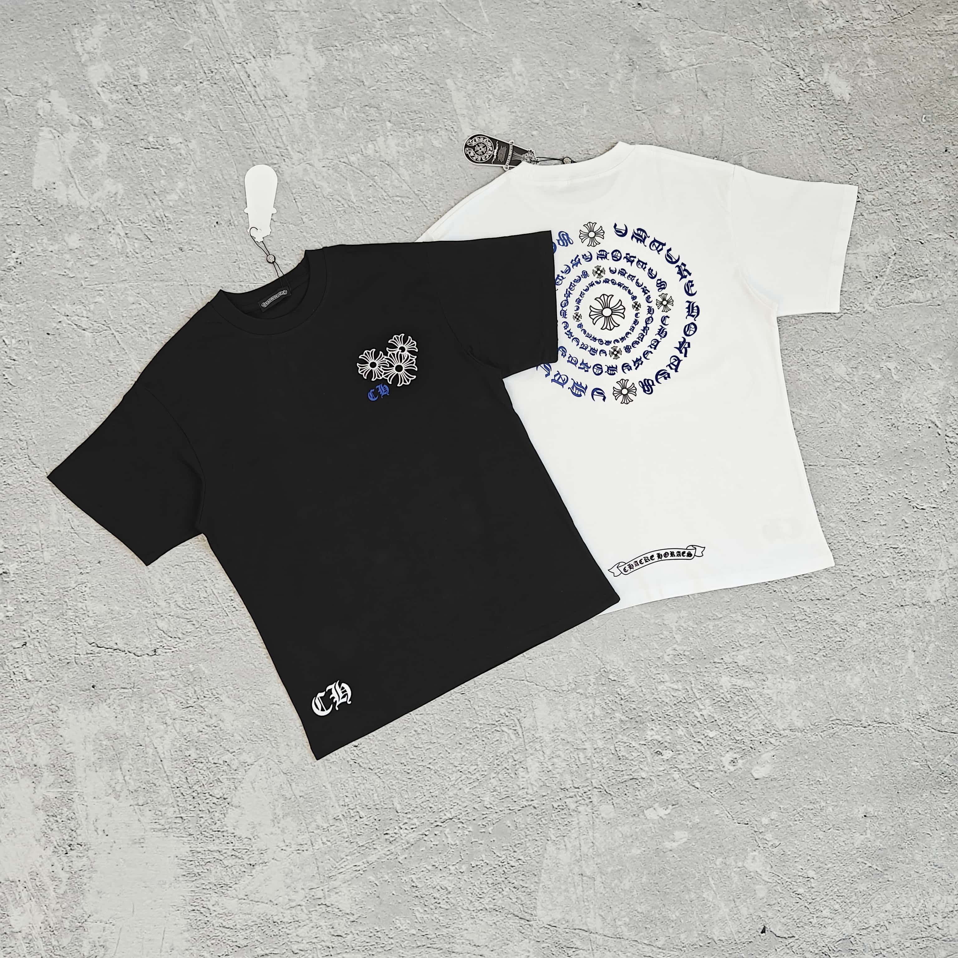 1to1reps T-Shirts fashion reps product 两色蓝字印花短袖T恤 - 克 52866