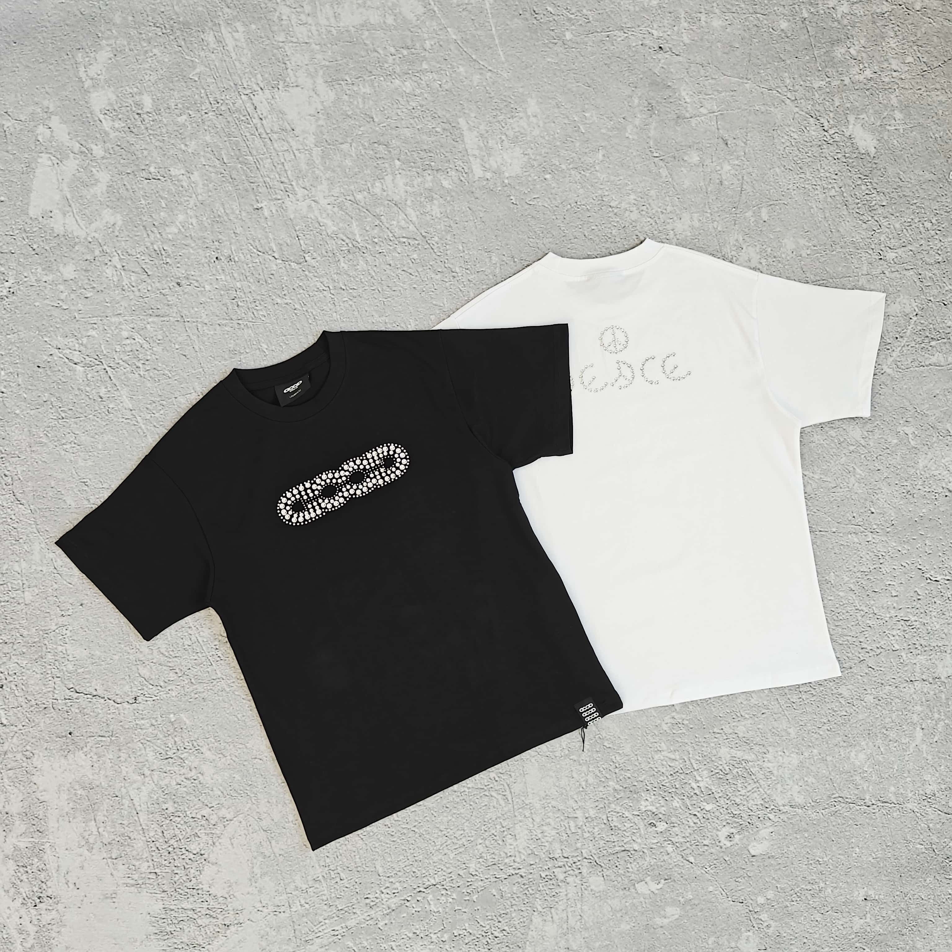 1to1reps T-Shirts fashion reps product 两色贴钻短袖 T恤 - 好 528674