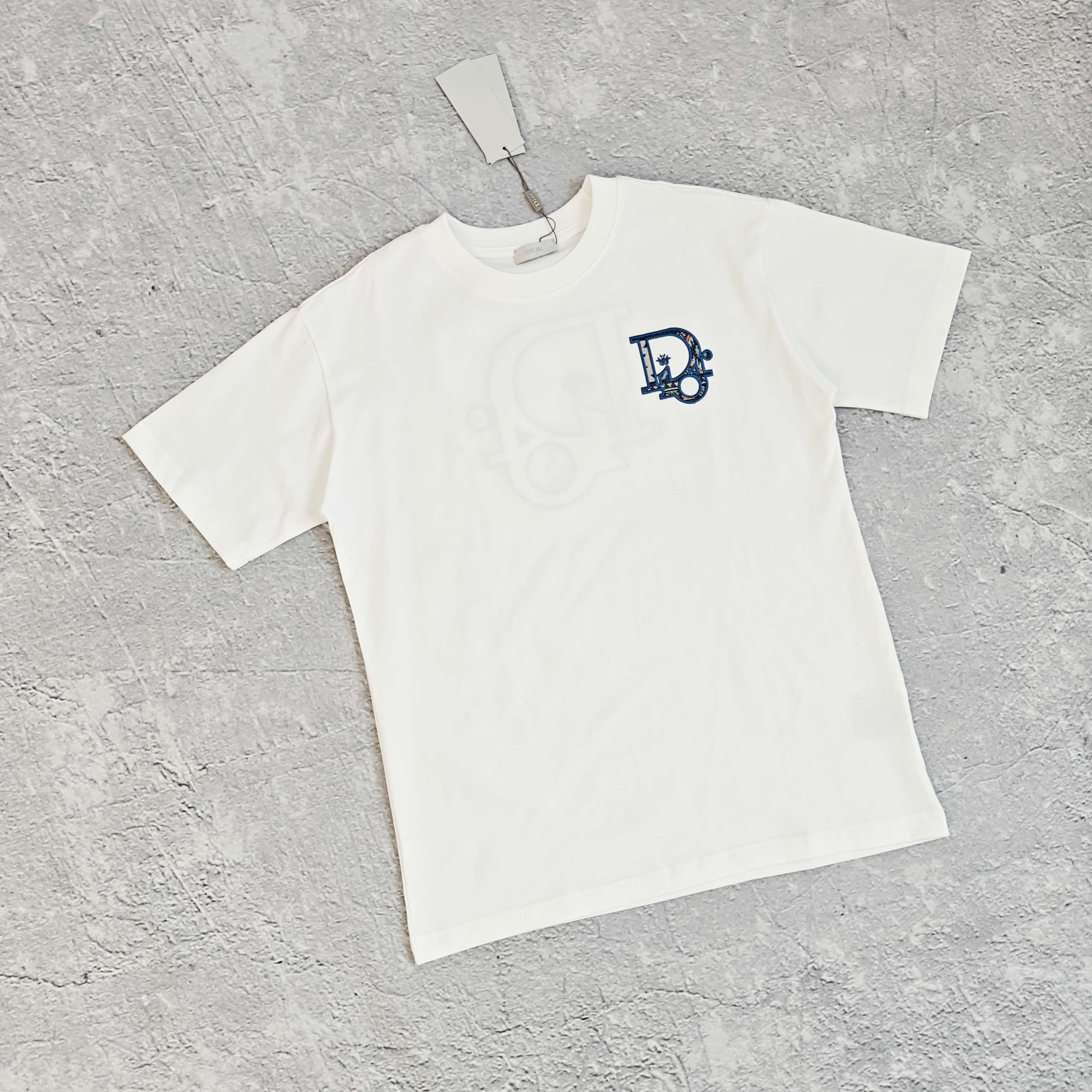 两色满印字母短袖T恤 - 滴 528621（STZ）