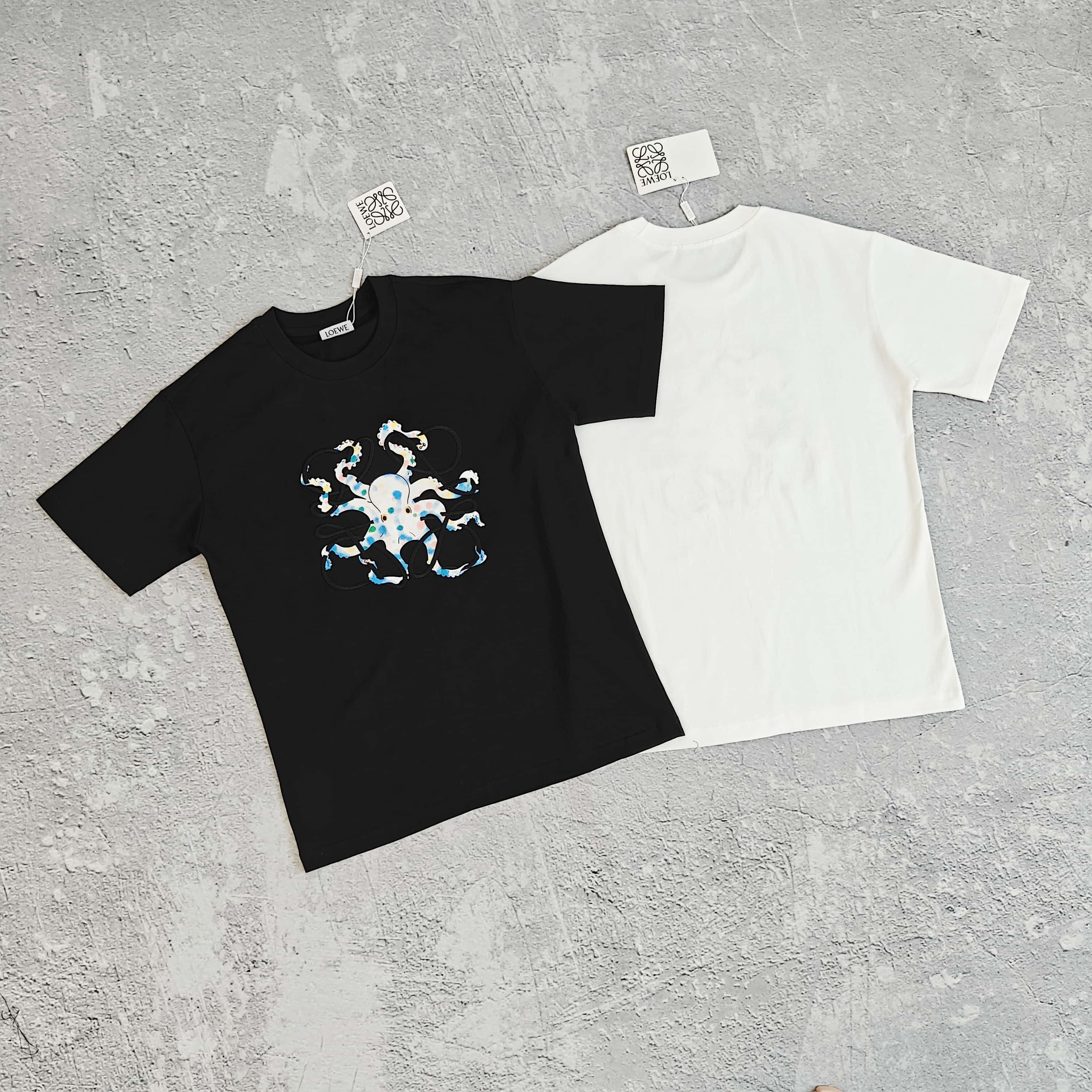 1to1reps T-Shirts fashion reps product 两色刺绣印花短袖T恤 - 落 52857