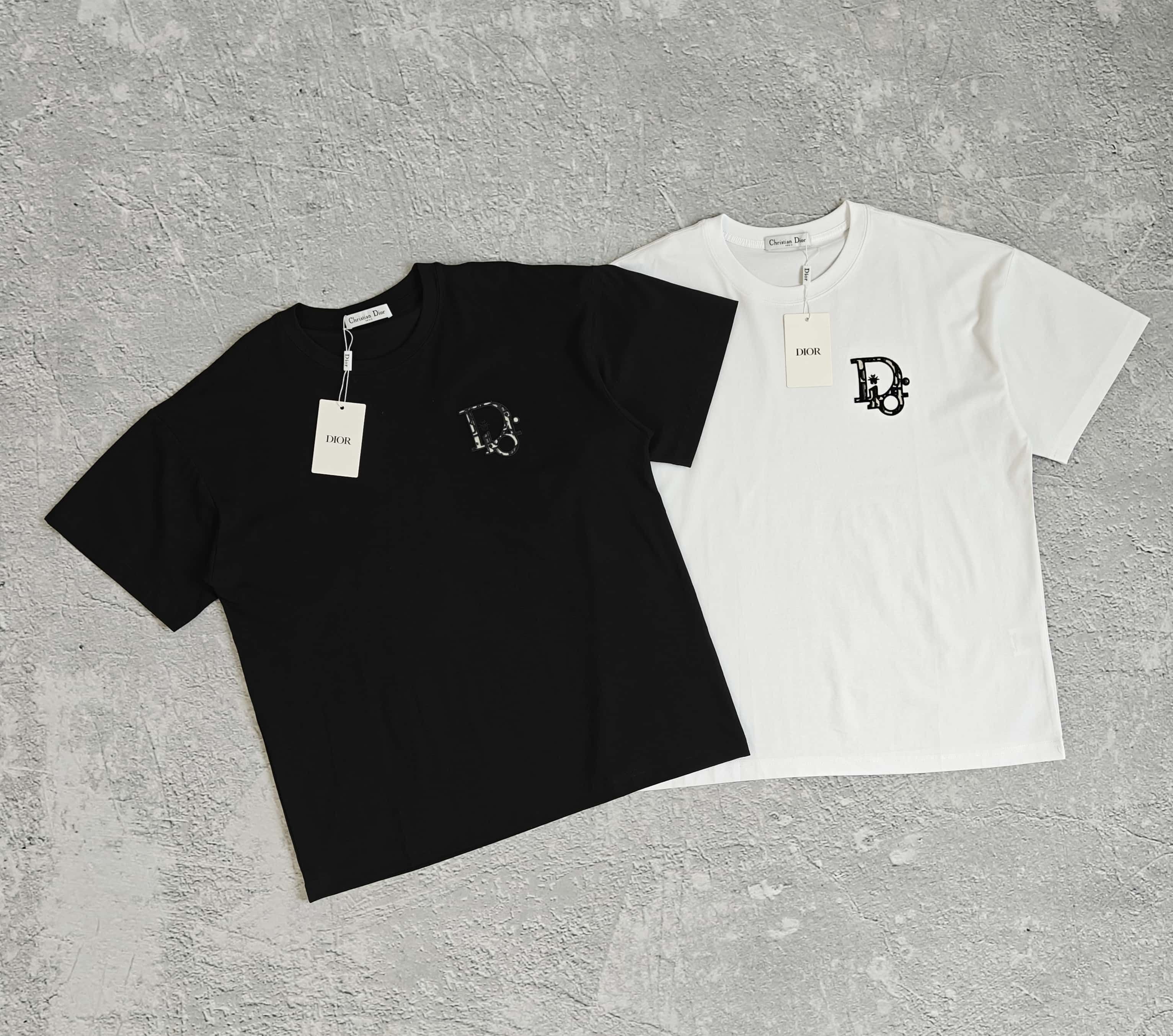 1to1reps T-Shirts fashion reps product 两色刺绣短袖T恤-滴 528213