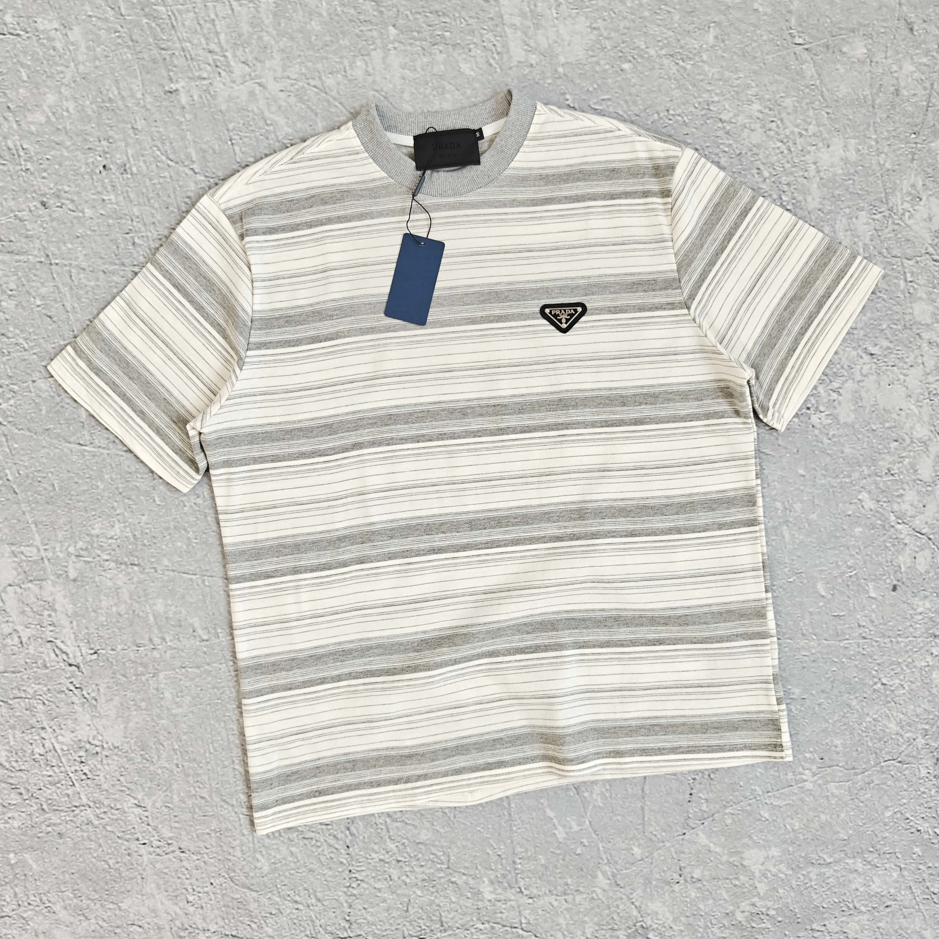 1to1reps T-Shirts fashion reps product 条纹小标短袖T恤 - 普 528795 