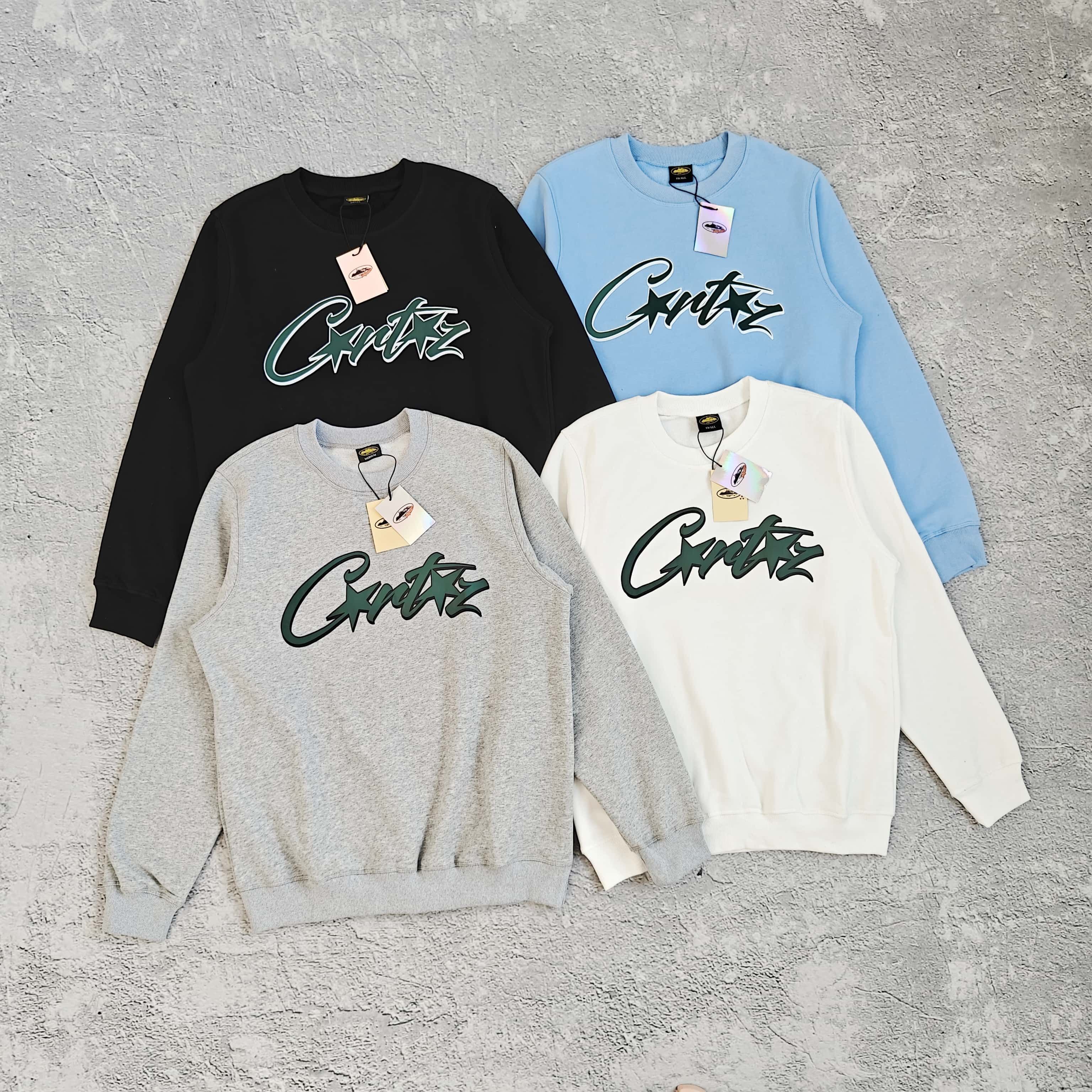 1to1reps Hoodies/Sweaters fashion reps product 四色印花圆领卫衣 - 饿 528773 