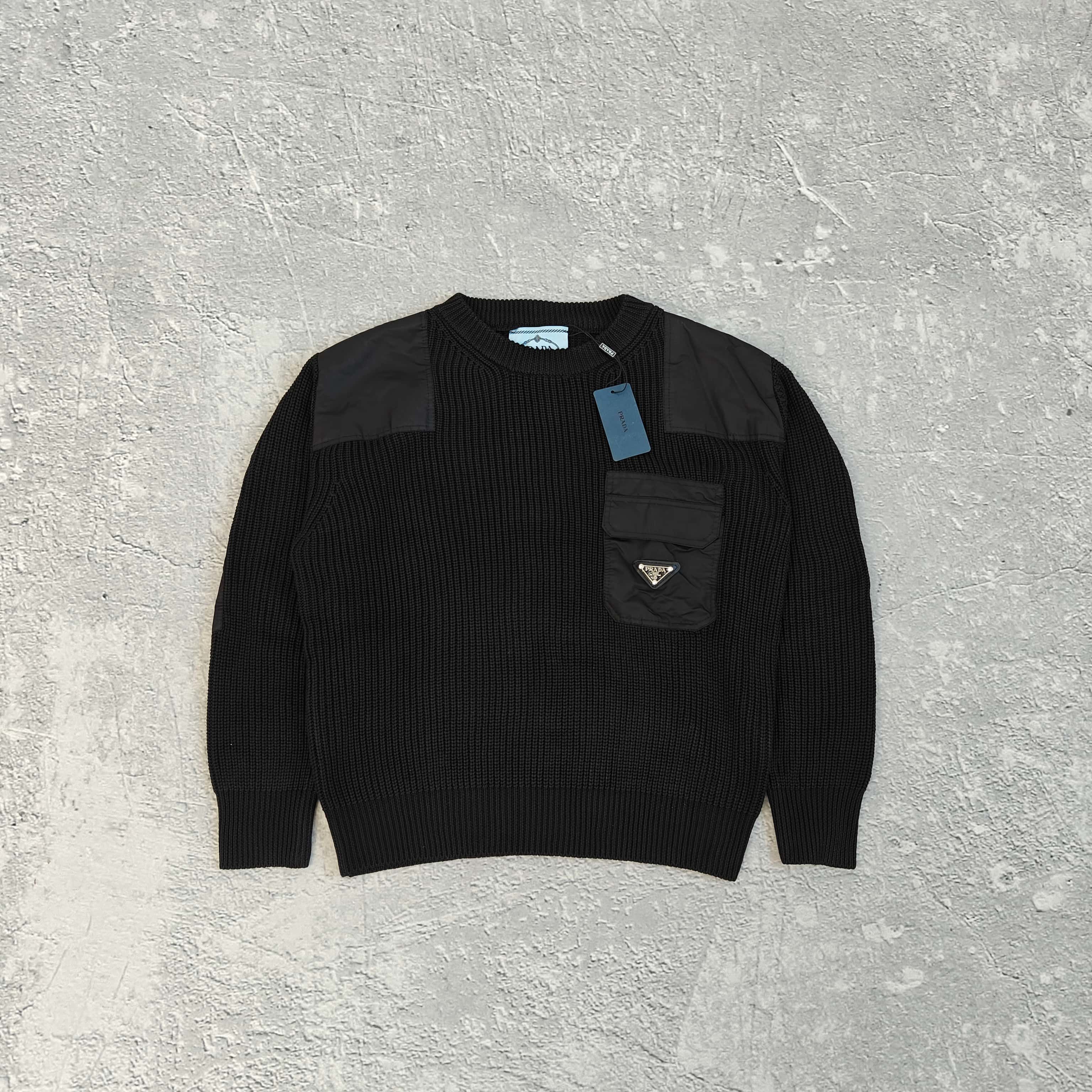 1to1reps Hoodies/Sweaters fashion reps product 黑色胸前小标毛衣-达 5281078