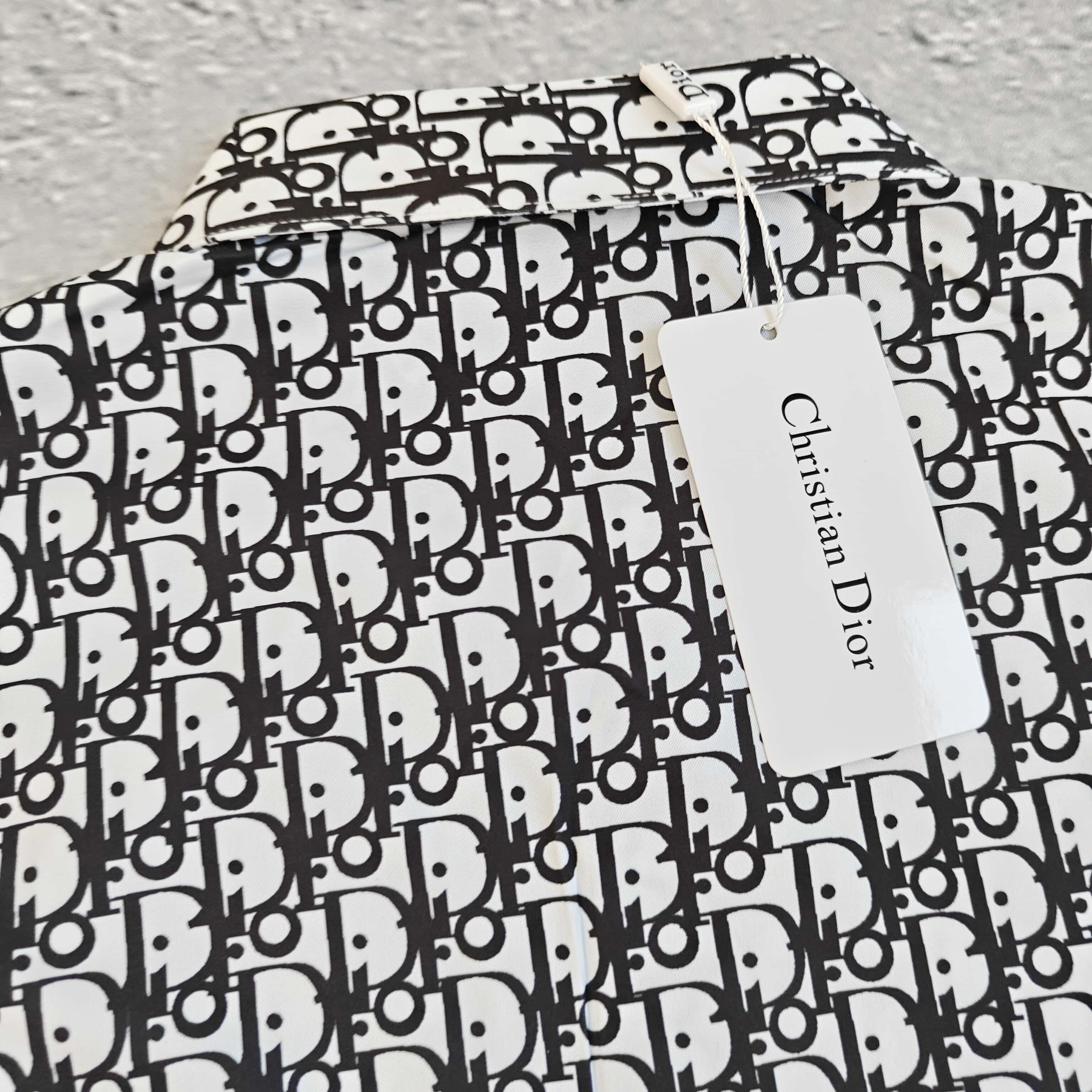 黑色满印长袖衬衫 - 滴 528867 （FTFB）