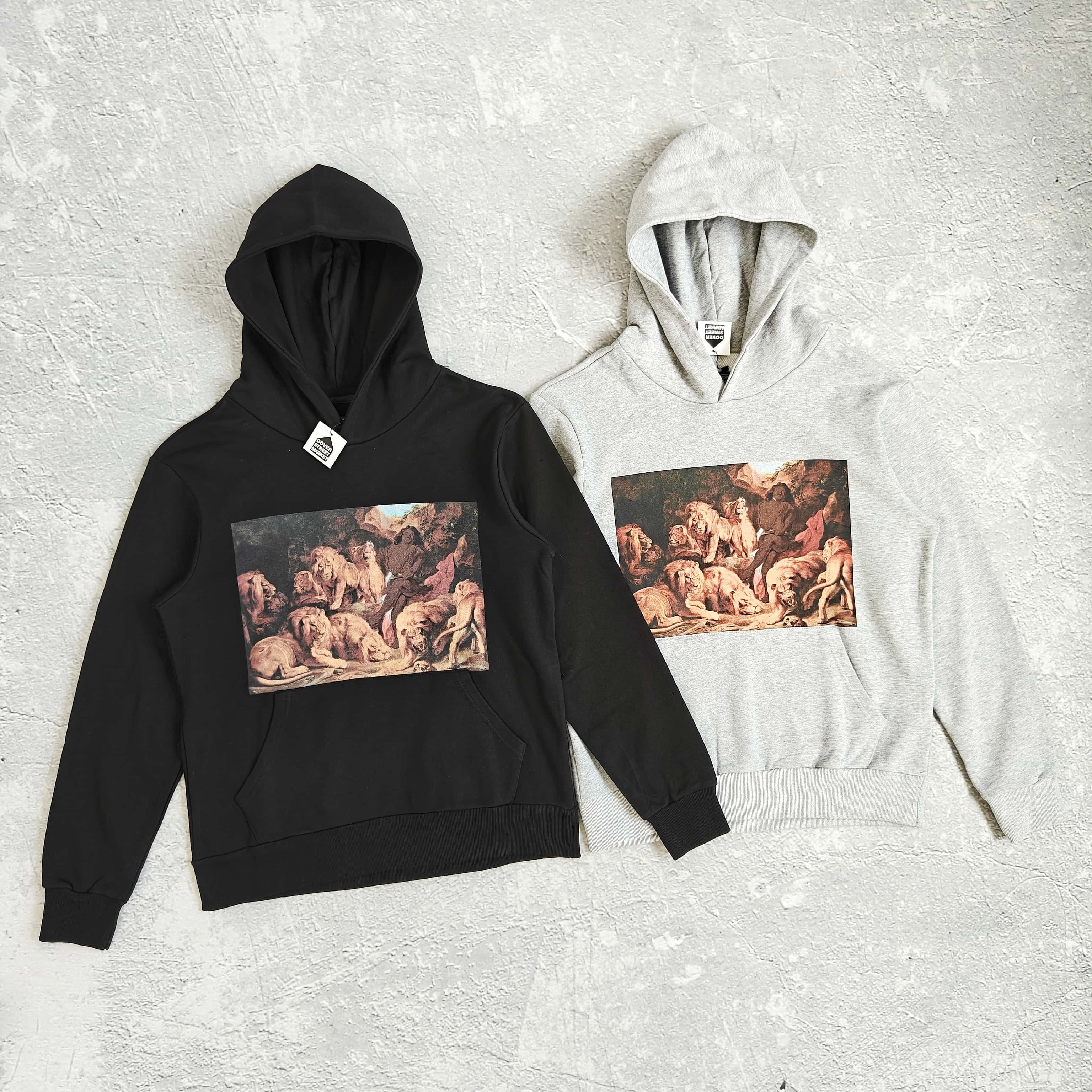 1to1reps Hoodies/Sweaters fashion reps product 两色前后印花连帽卫衣 - 花 52872