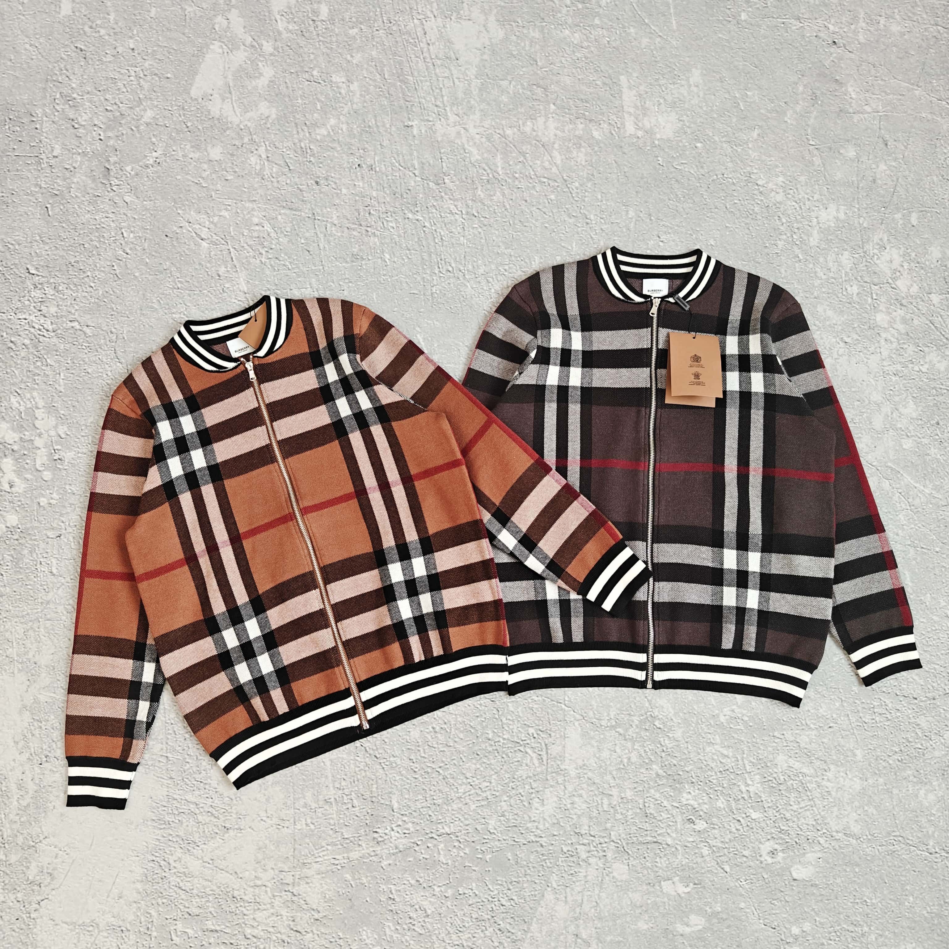 1to1reps Hoodies/Sweaters fashion reps product 两色格子开衫毛衣-力 528944