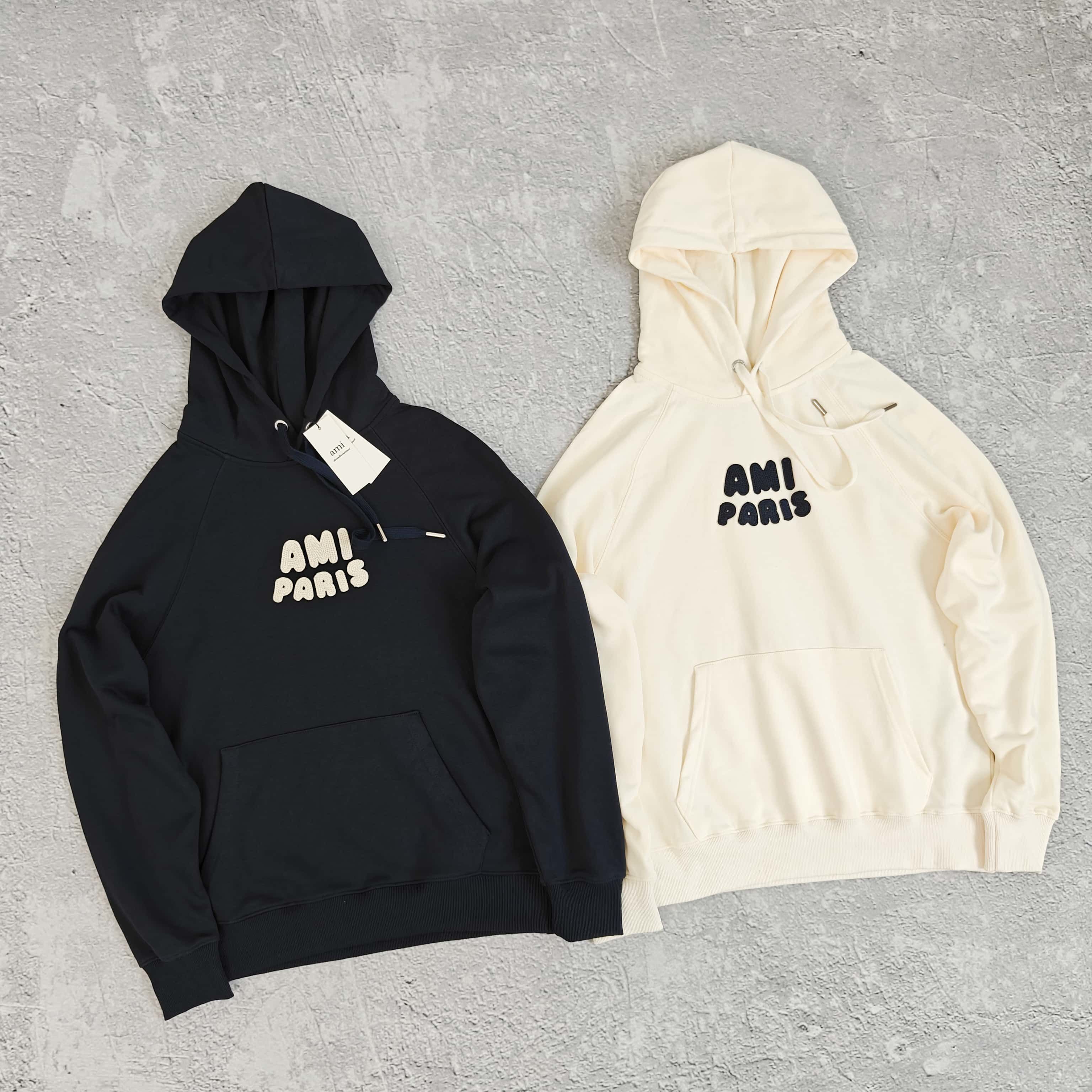 1to1reps Hoodies/Sweaters fashion reps product 两色胸前字母连帽卫衣 - 米 52881