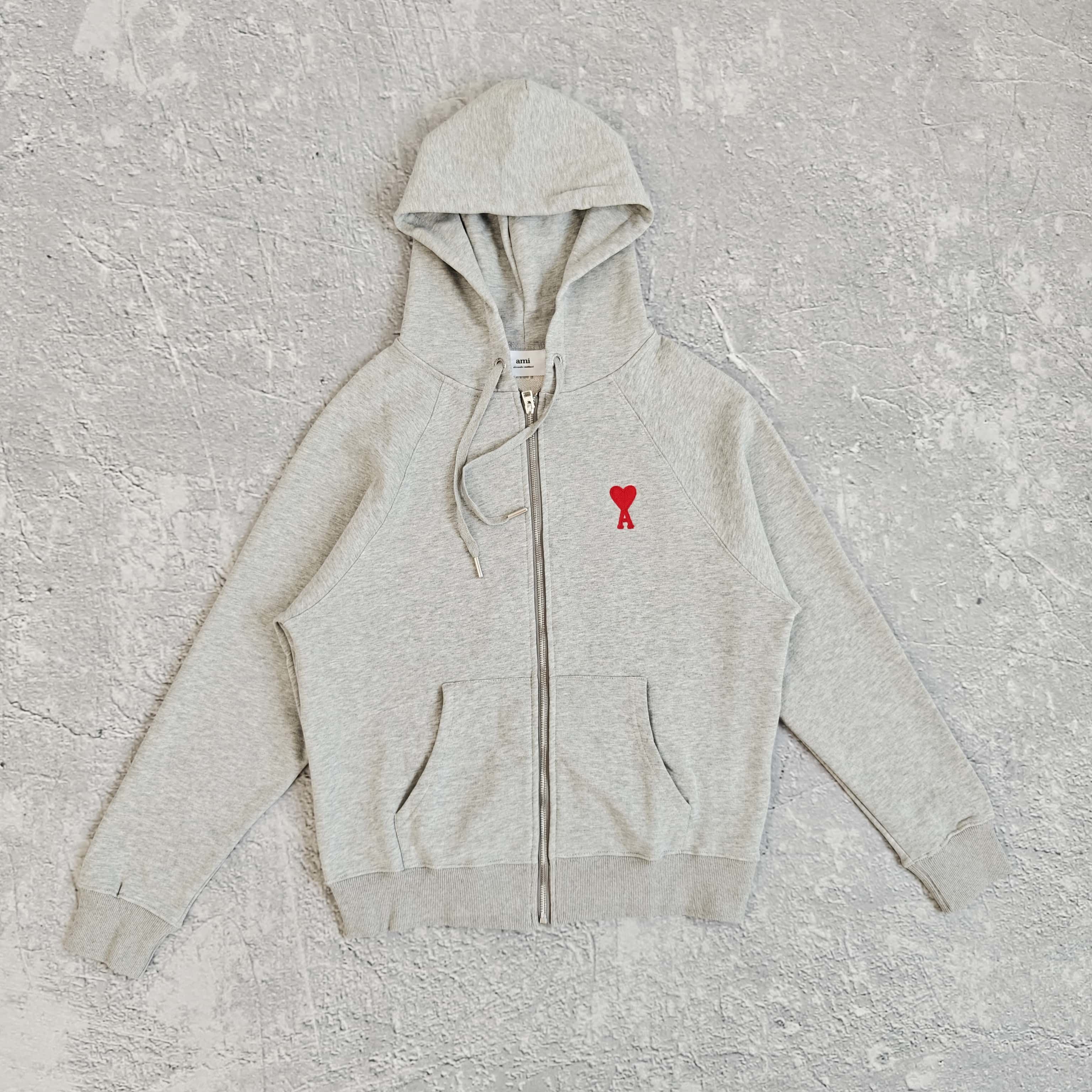 七色小标拉链连帽卫衣- 米 528816（ZN）