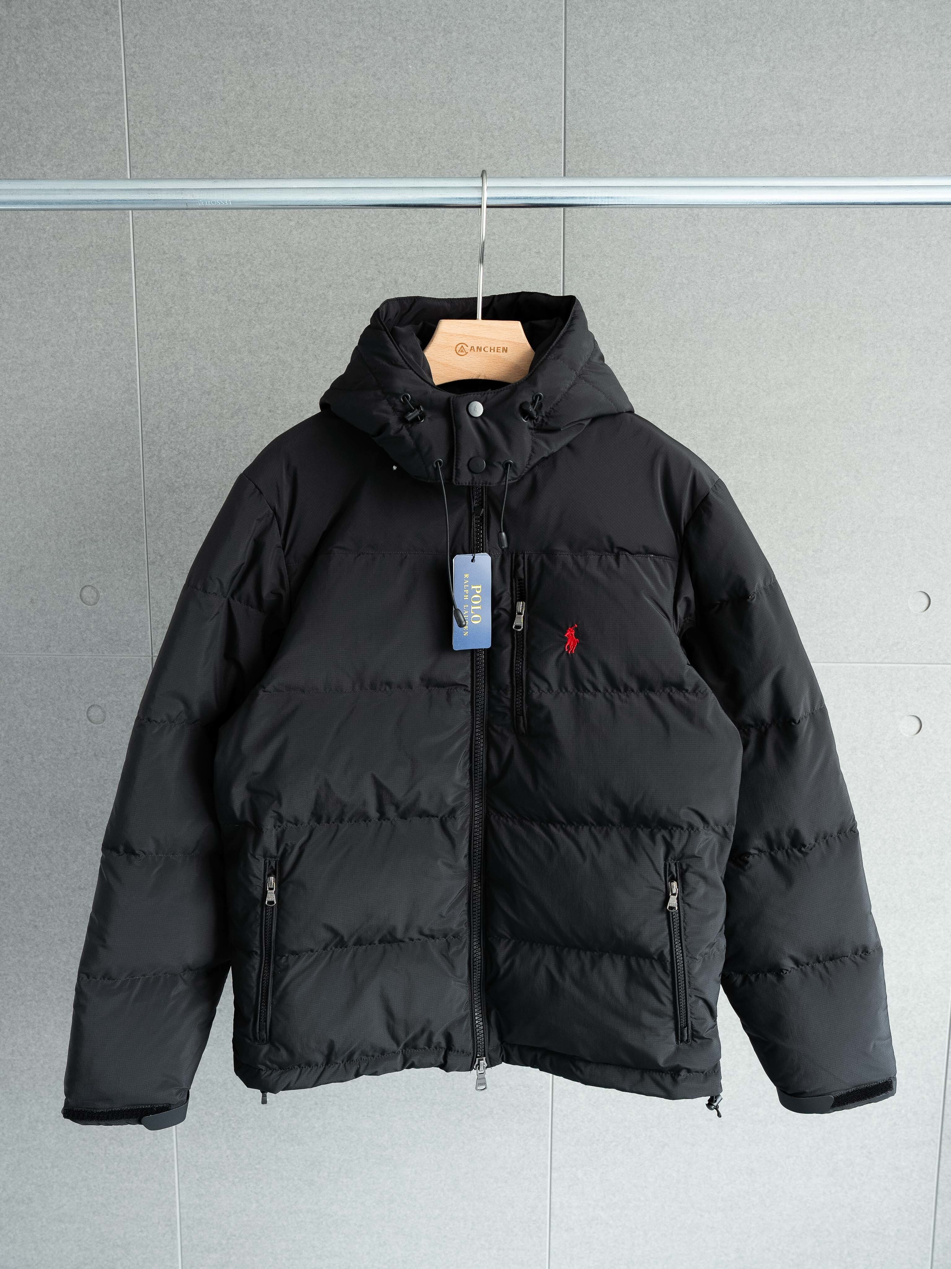 哑光面连帽羽绒服-拉 528015