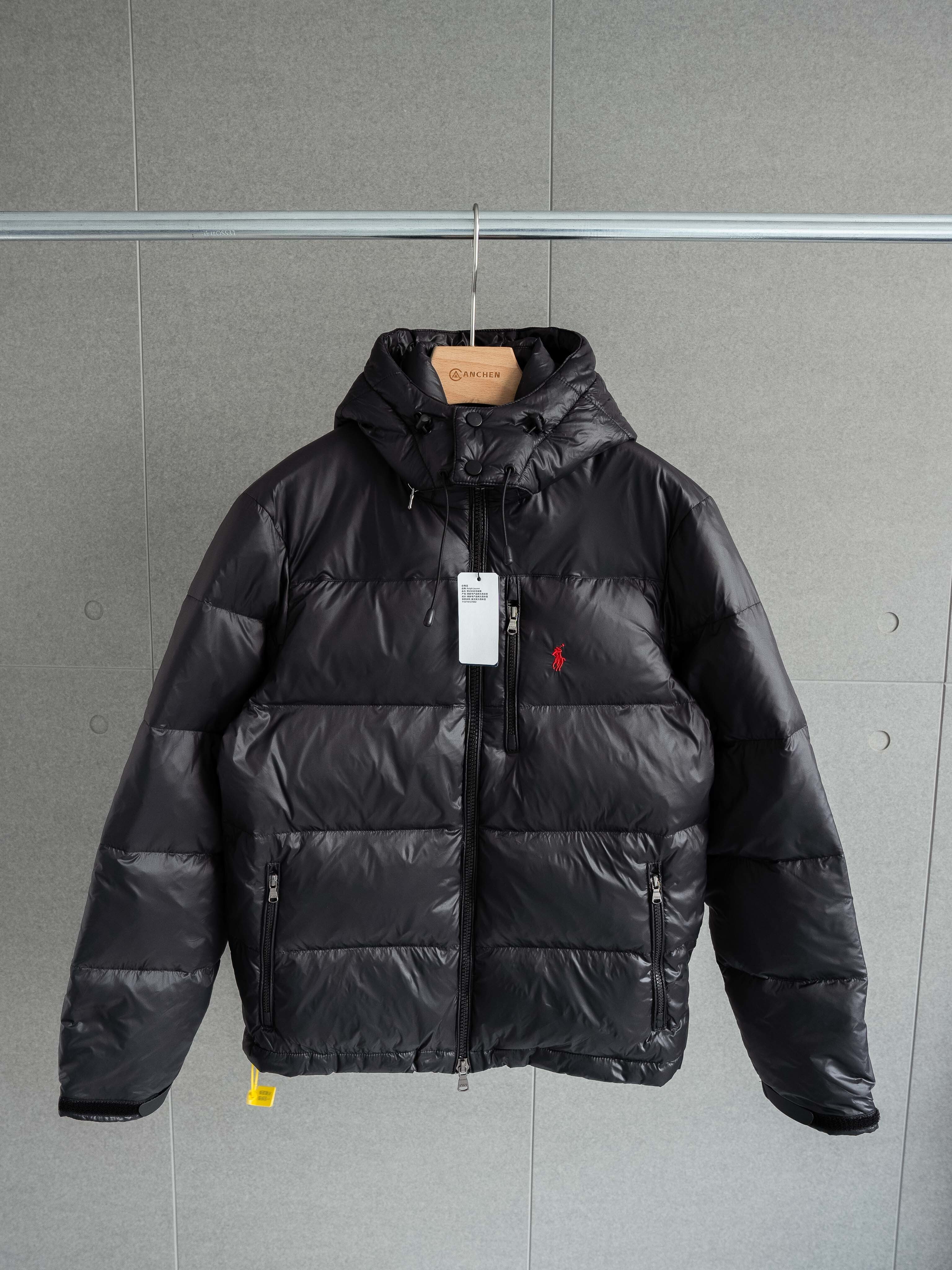 亮面连帽羽绒服-拉 528014