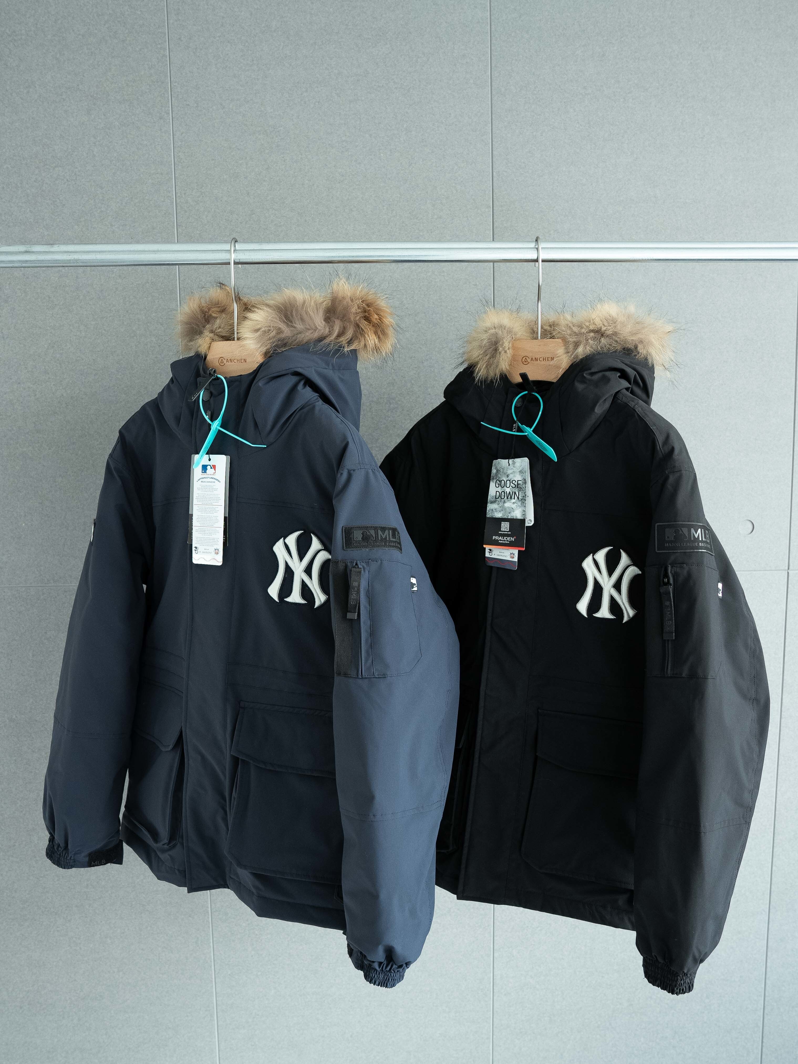 两色毛领羽绒服-麻 886007
