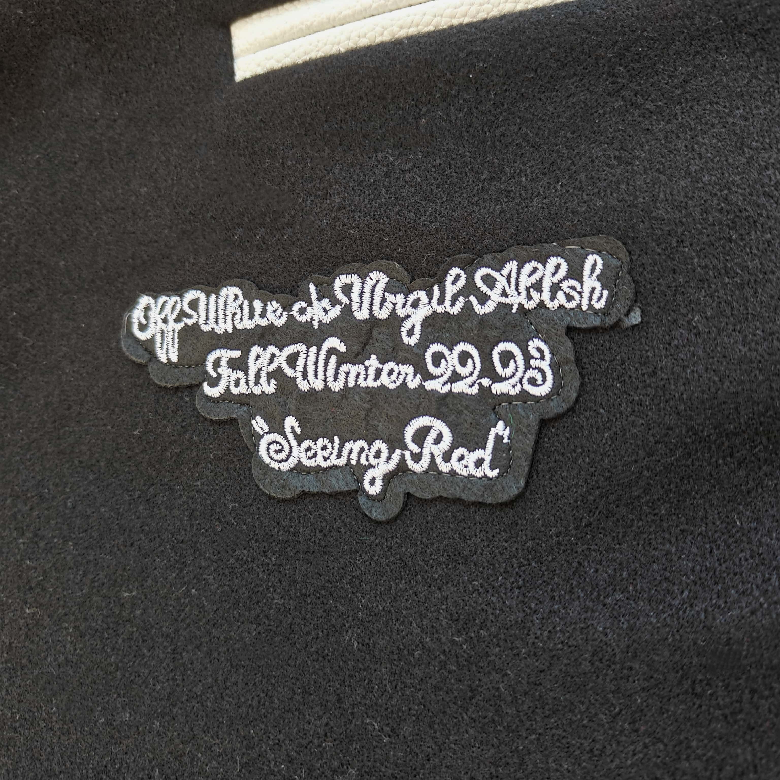 黑白拼接棒球服夹克外套 - 白 528833（ZN）