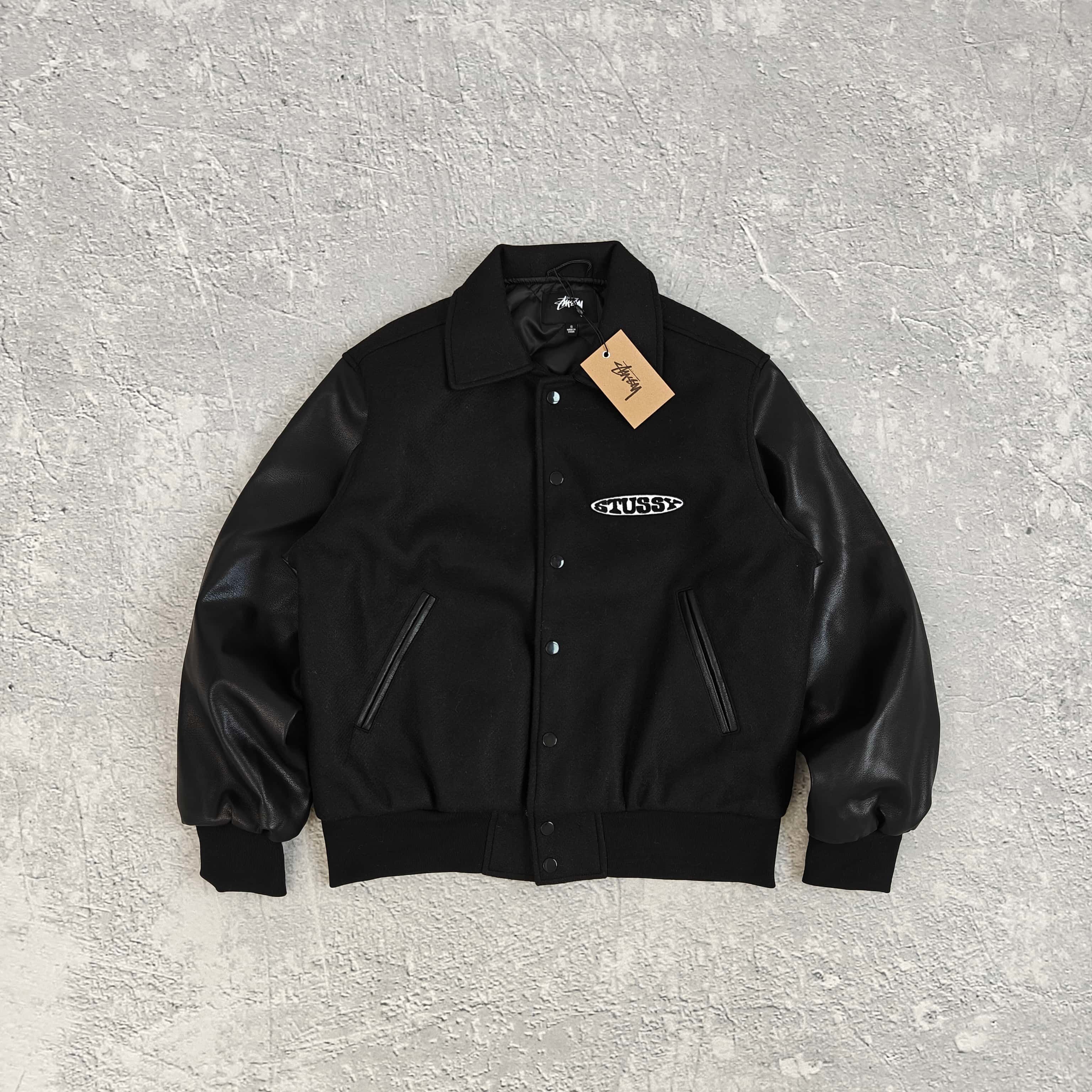 1to1reps Jackets fashion reps product 黑色刺绣棒球夹克-西 5281016