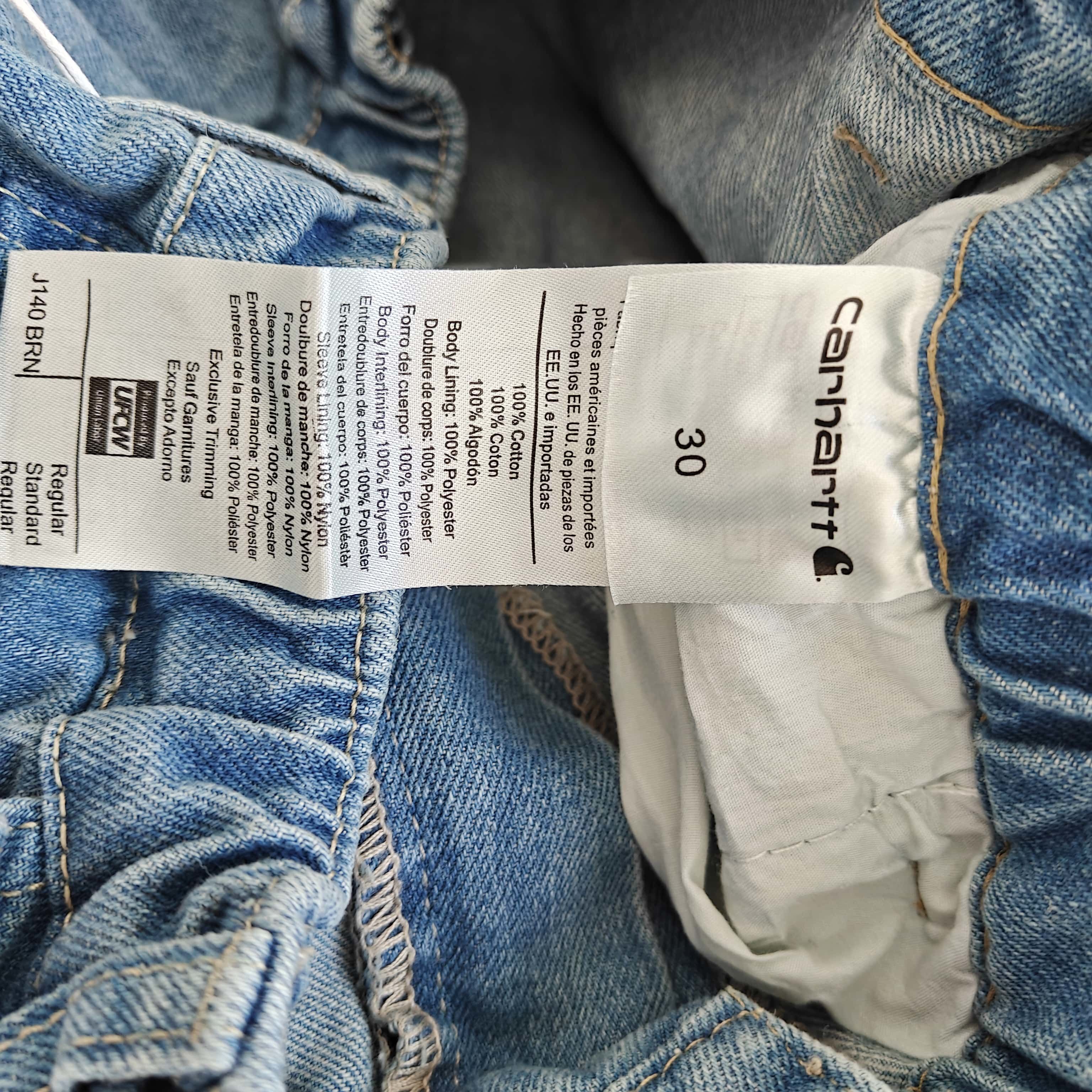 蓝色多口袋工装裤 - 卡 528417（GZ）