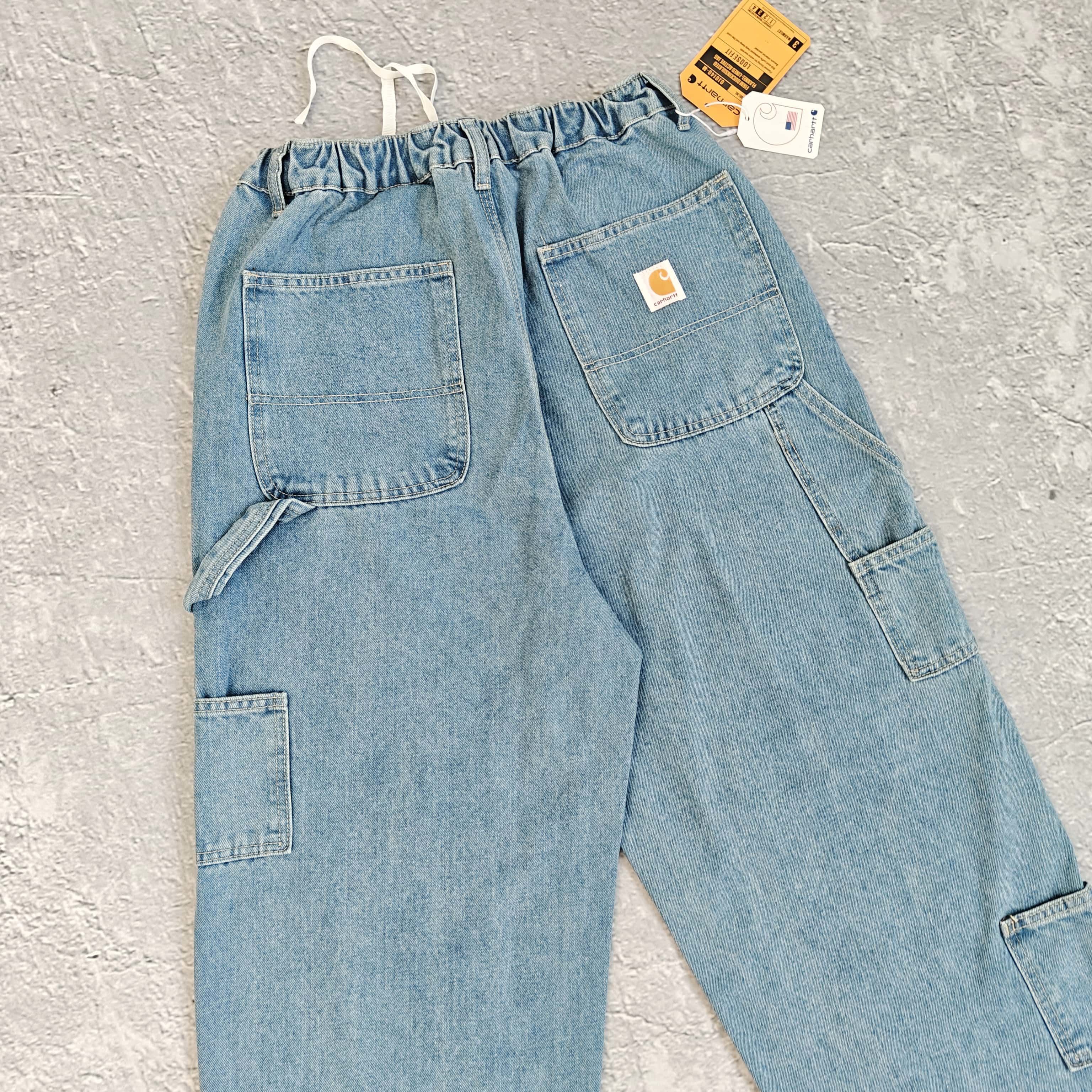蓝色多口袋工装裤 - 卡 528417（GZ）