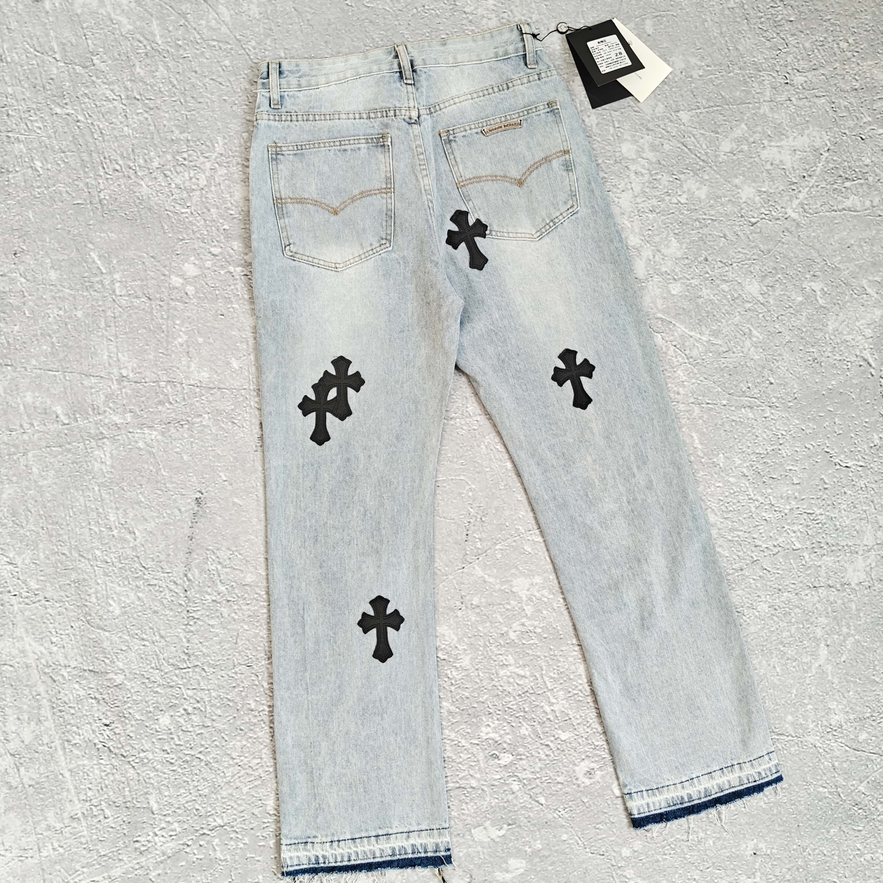 蓝色黑标牛仔裤 - 可 528408 （YF）