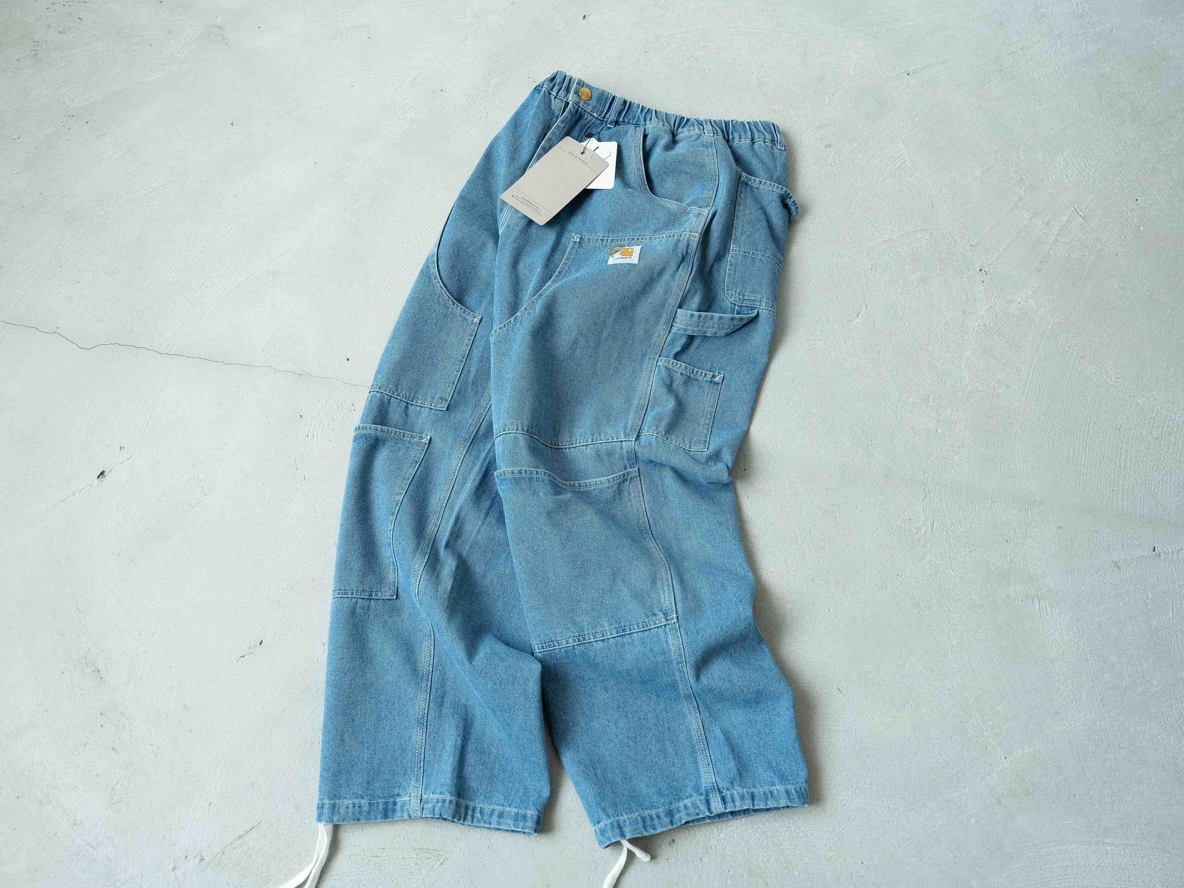 阔腿工装牛仔裤-卡  528075