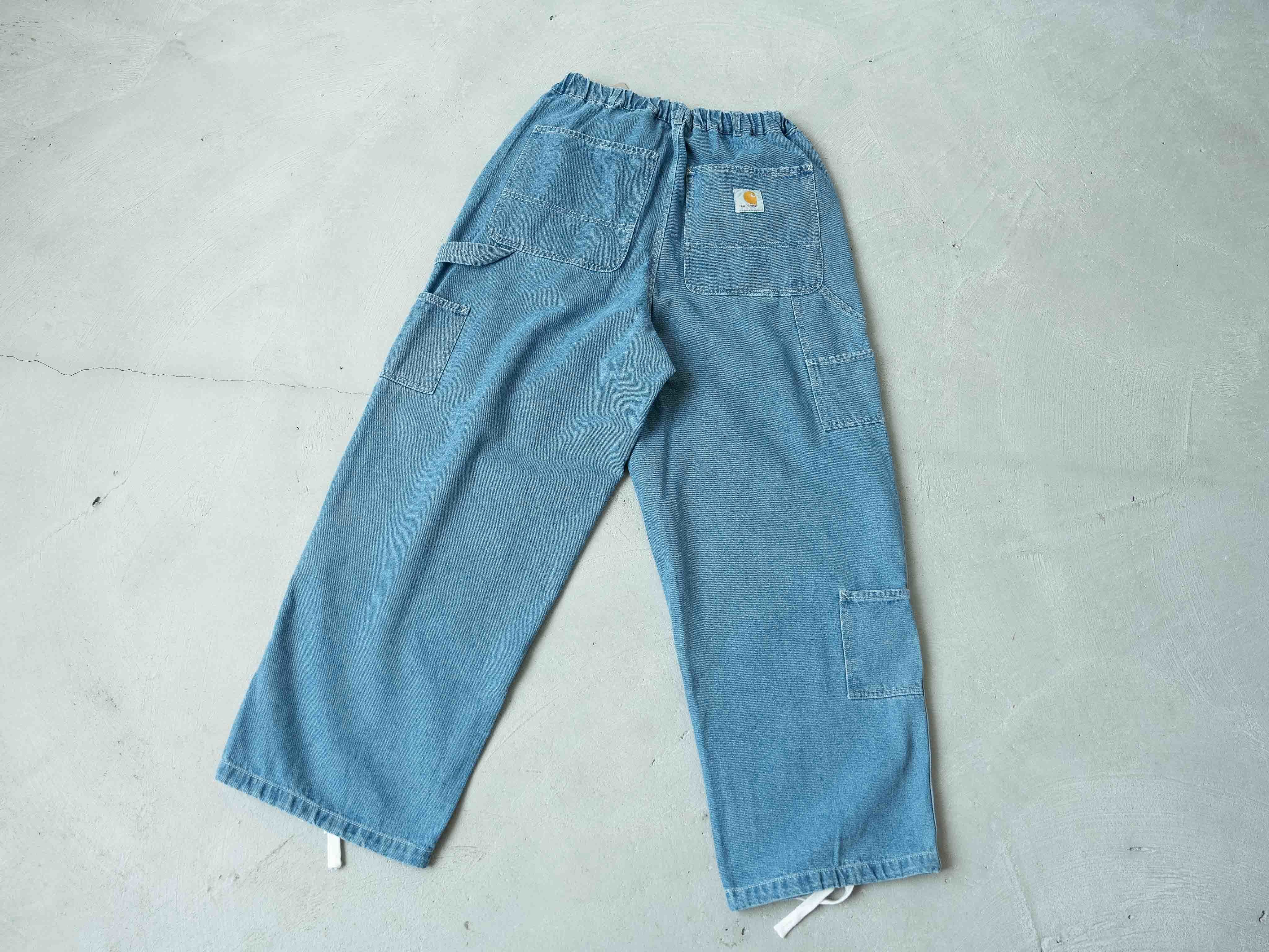 阔腿工装牛仔裤-卡  528075