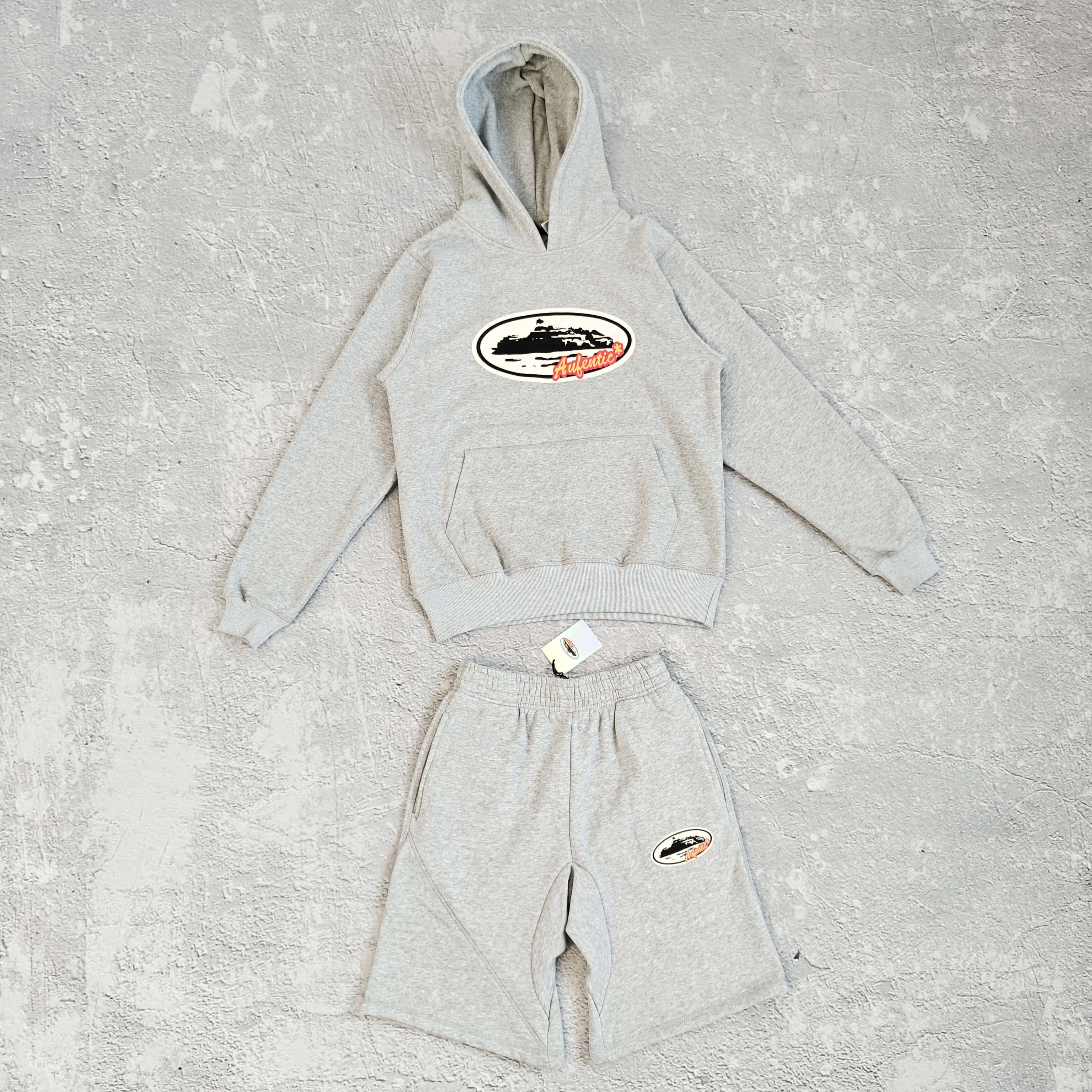 1to1reps Pants/Shorts fashion reps product 灰色连帽卫衣短裤套装 - 饿 52875