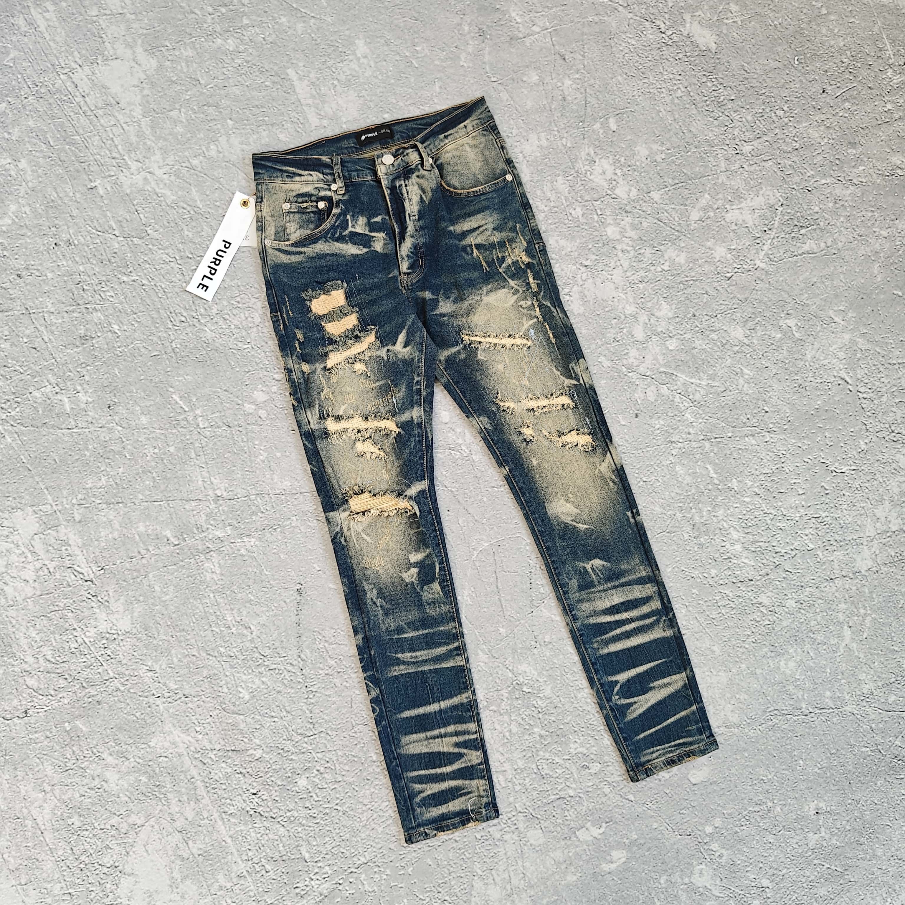 1to1reps Pants/Shorts fashion reps product 破洞弹力紧身牛仔裤 - 珀 528639