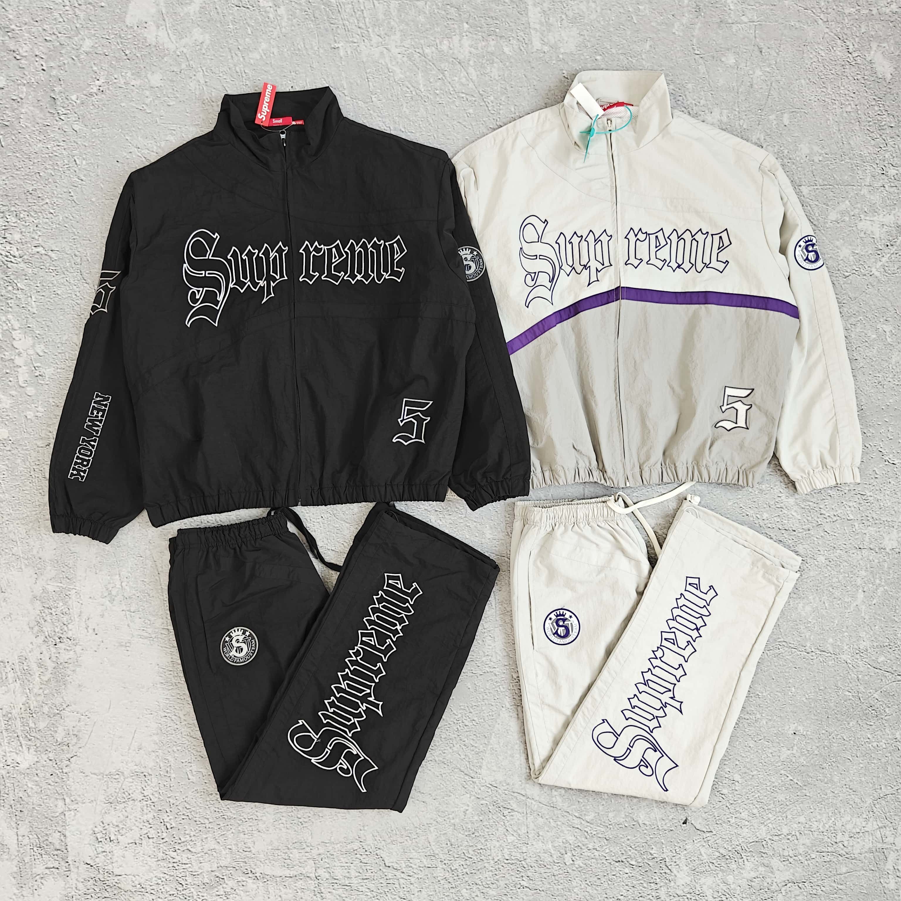 1to1reps Jackets fashion reps product 两色拼接大刺绣夹克外套套装 - 瑞 52