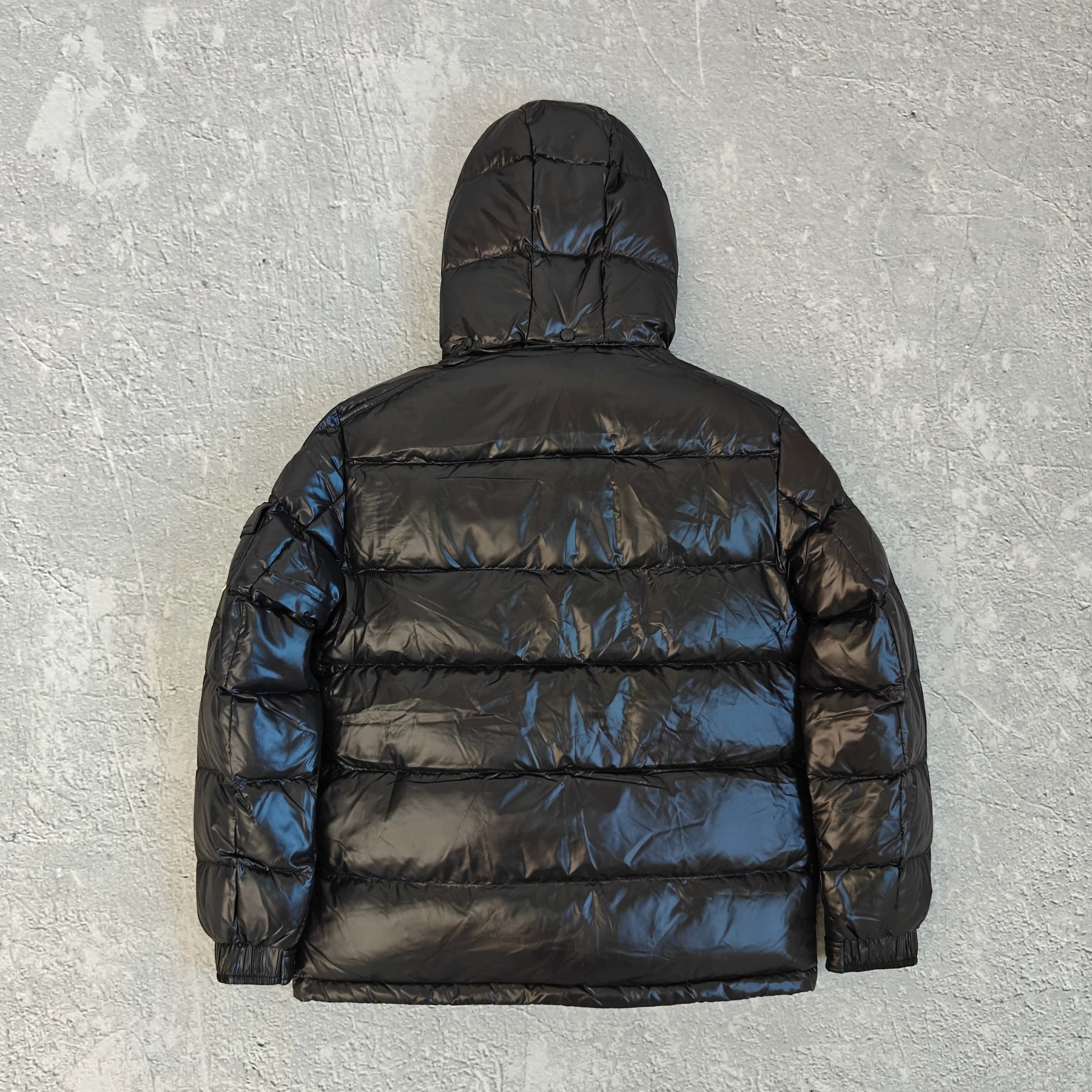 亮面侧口袋连帽羽绒服-梦 528972